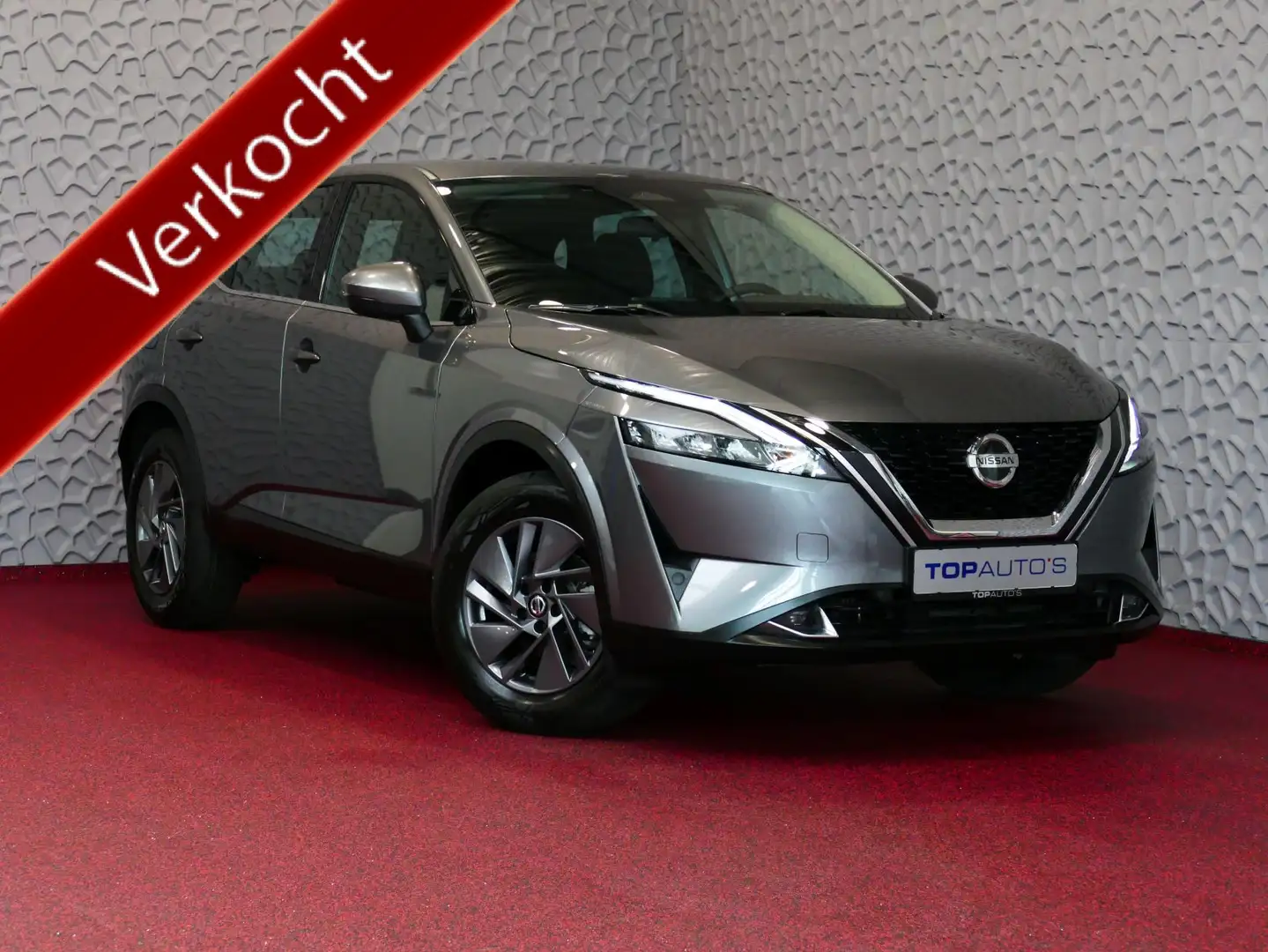 Nissan Qashqai 1.3 MHEV 160PK NAVI CARPLAY CAMERA STOEL/STUUR/RUI Grijs - 1