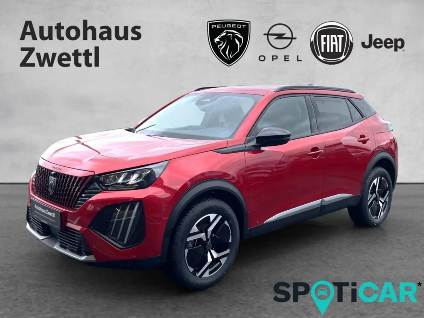 Peugeot 2008 Allure Hybrid 145 e-DCS6 Rot - 1