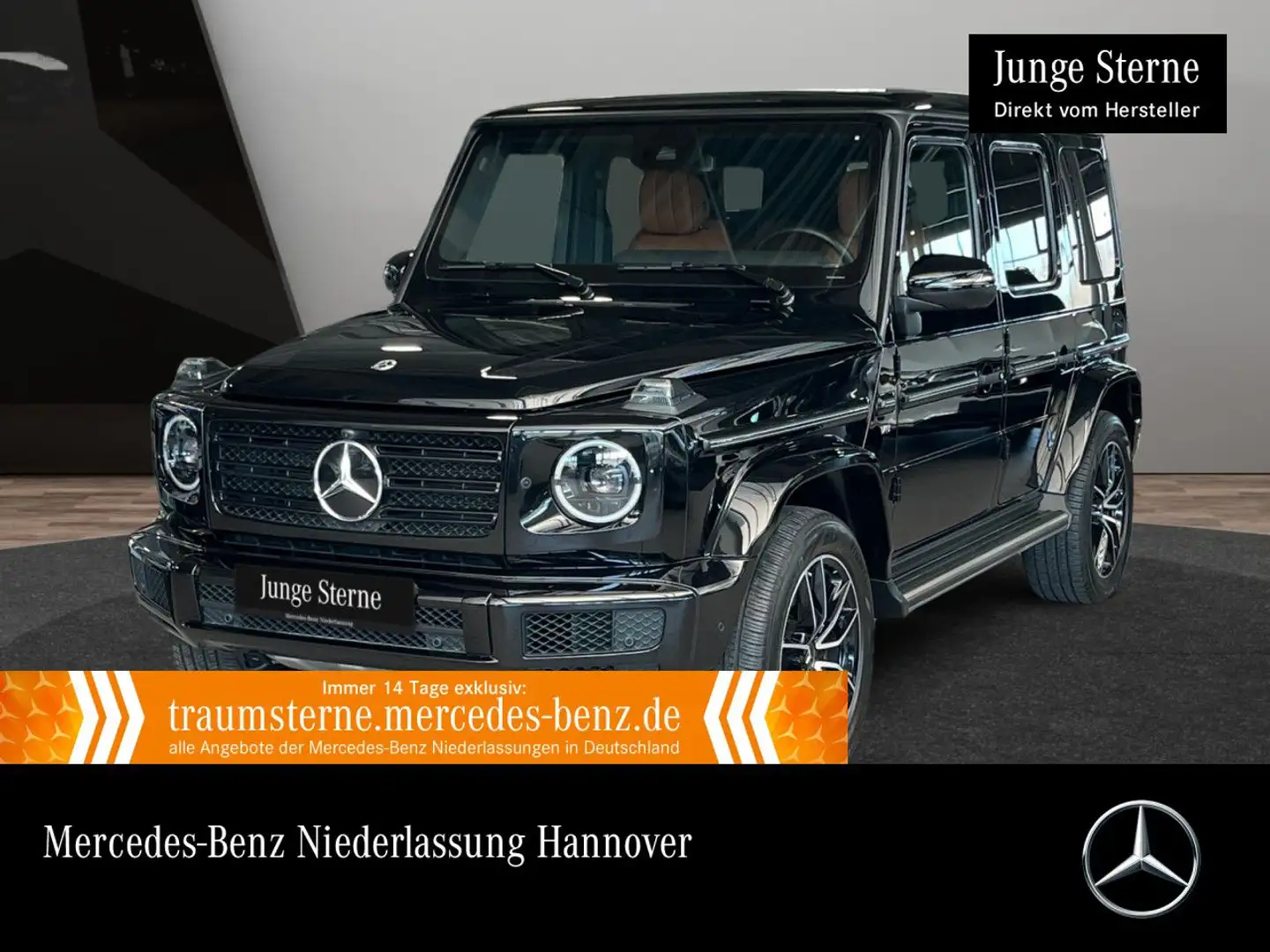 Mercedes-Benz G 500 AMG+NIGHT+GSD+360+AHK+MULTIBEAM+FAHRASS+SPUR Fekete - 1