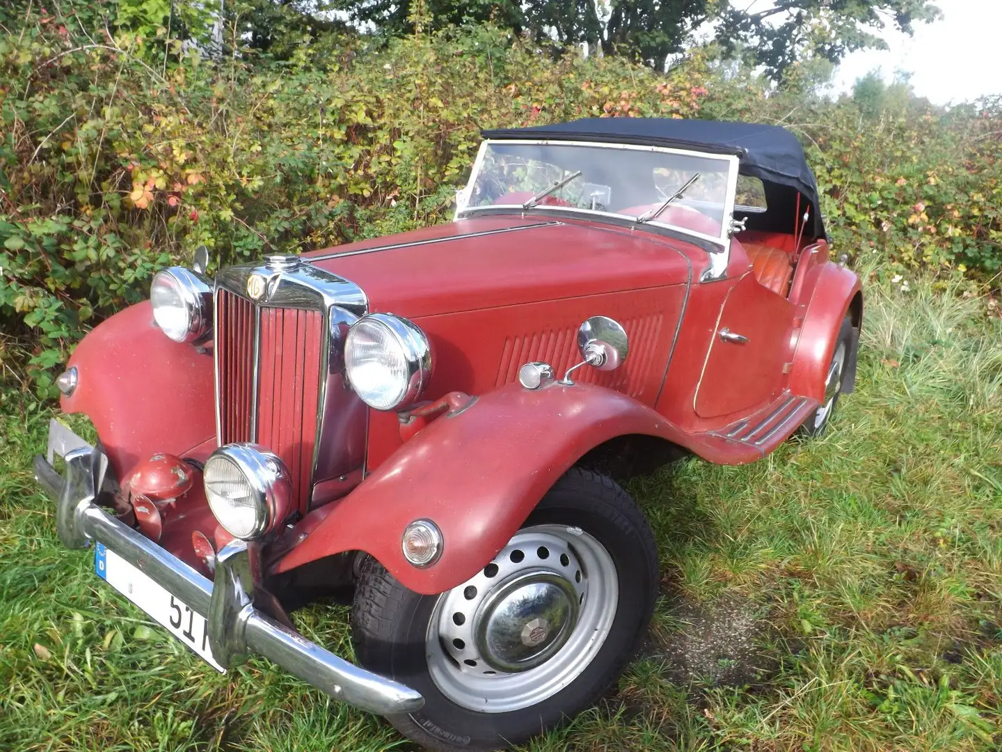 MG TD - und tatsächlich seit 1951 im Erstbesitz!! Rood - 2