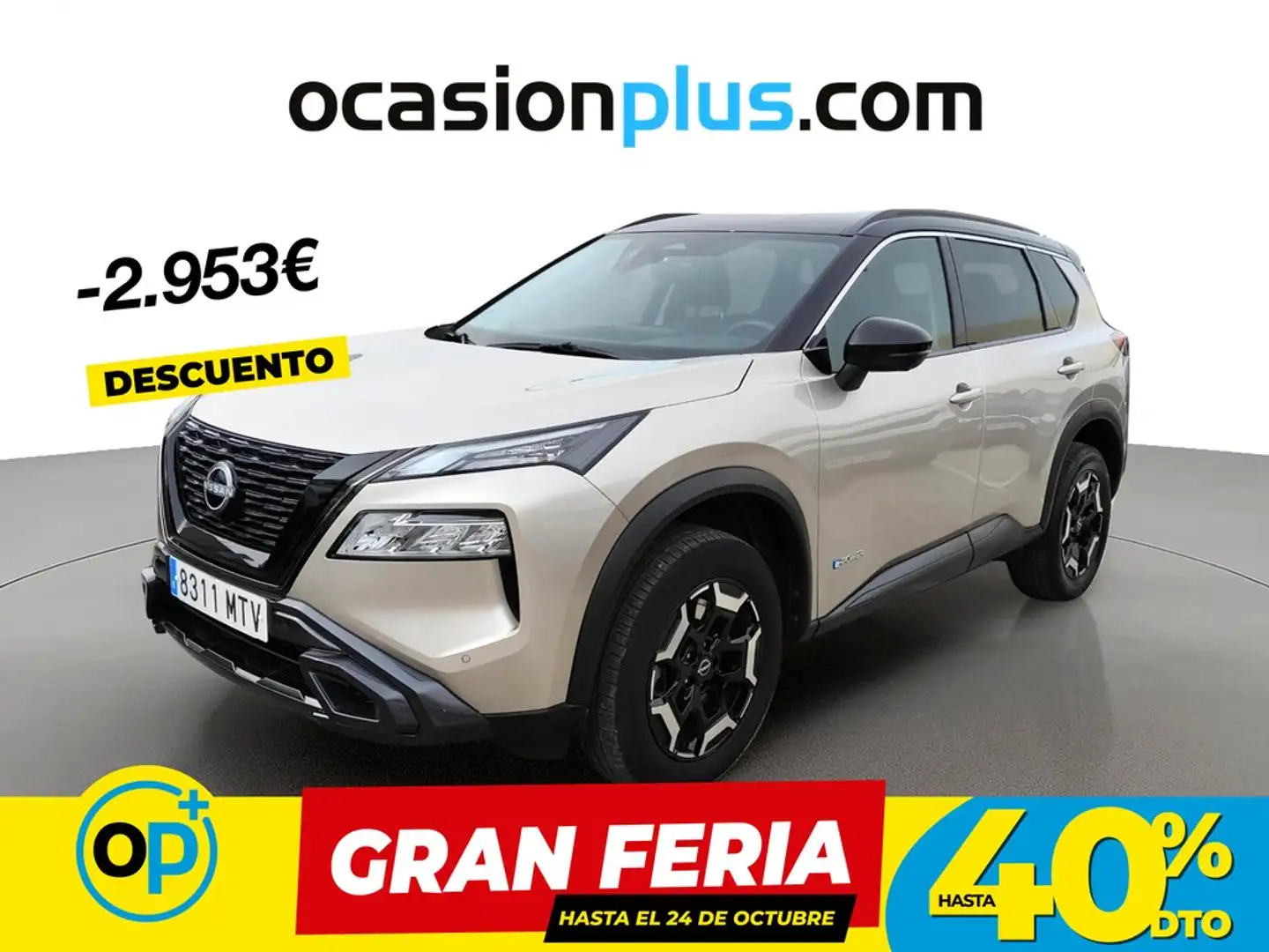 Nissan X-Trail 1.5 e-Power Adventure 4x2 5pl. 152kW Beige - 1