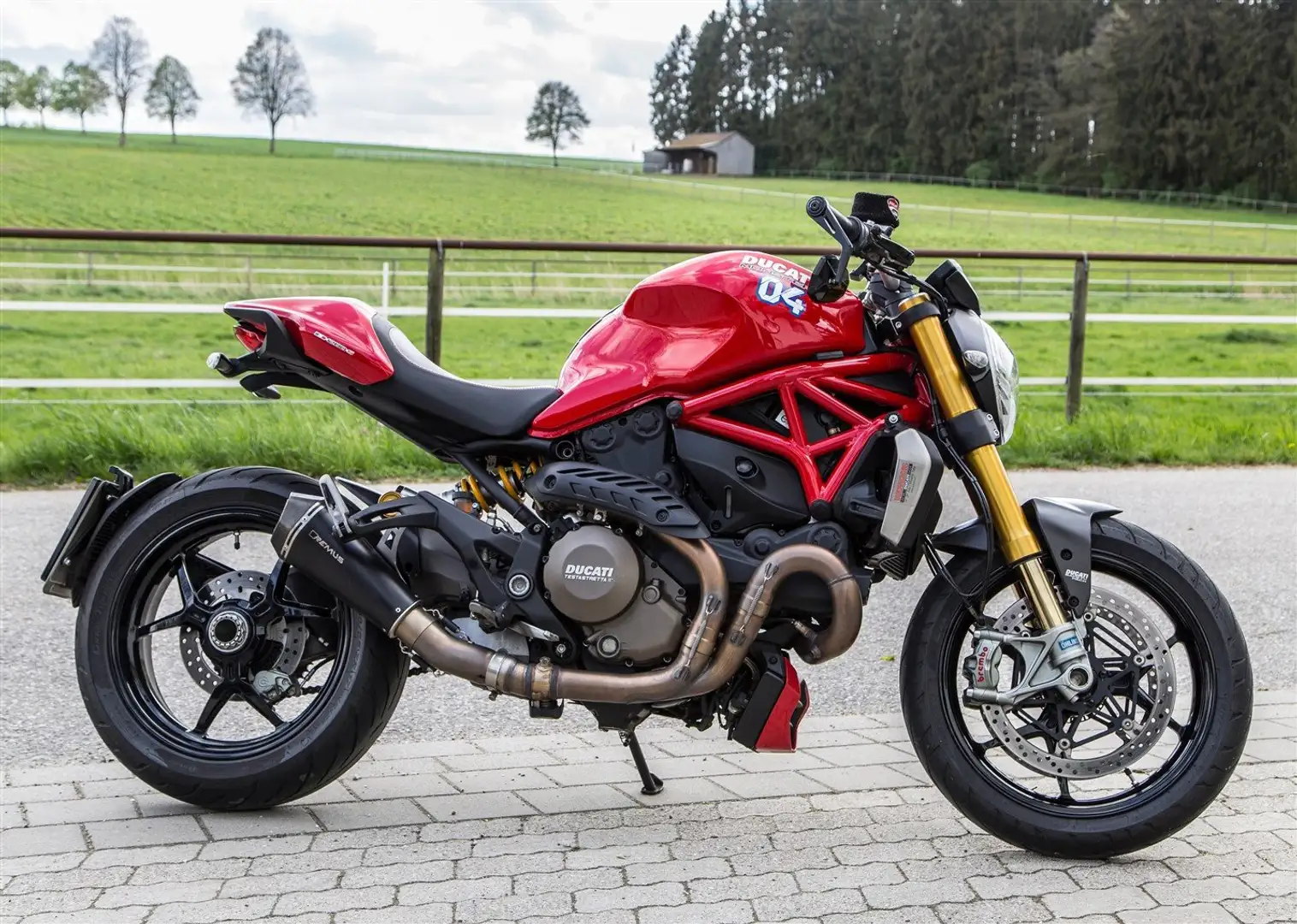 Ducati Monster 1200 S - Öhlins Fahrwerk / Brembo Bremsen Rot - 1