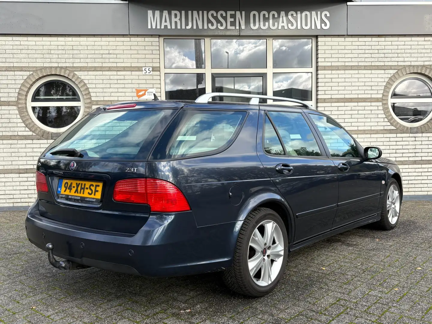 Saab 9-5 Estate 2.3t Vector |Navi,Airco,PDC,Cruise| Blauw - 2