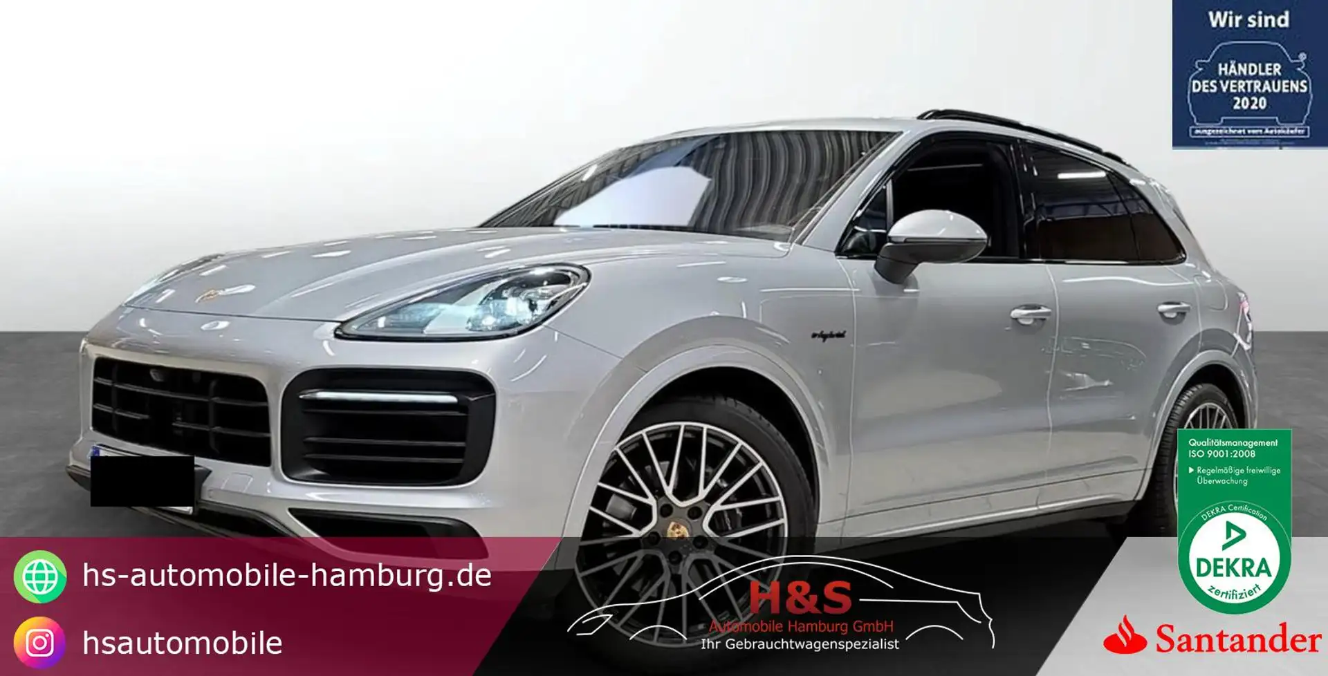 Porsche Cayenne E-Hybrid Silber - 1