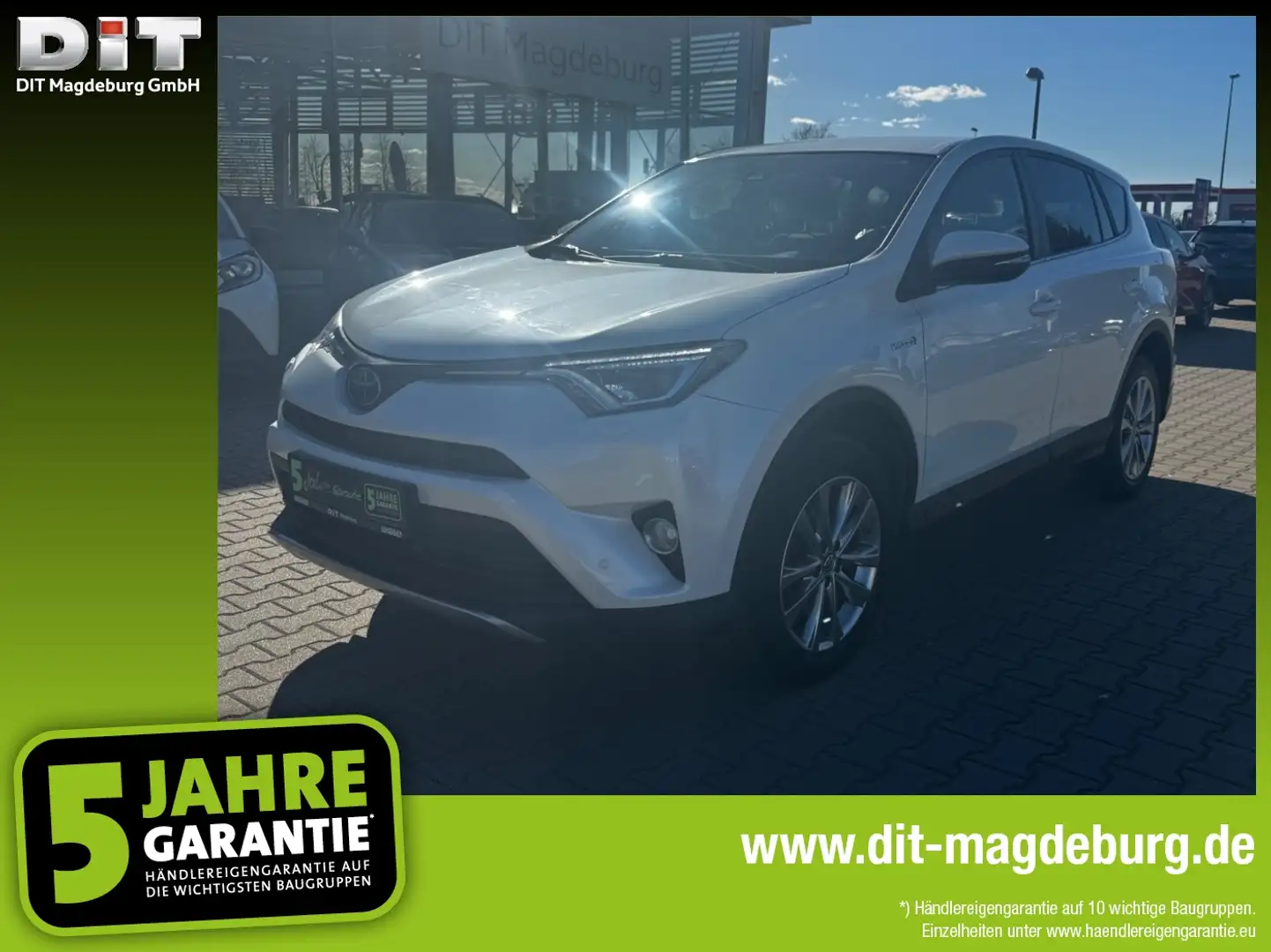 Toyota RAV 4 RAV4 2.5 Hybrid Executive FLA Leder SpurH LM Blanco - 1