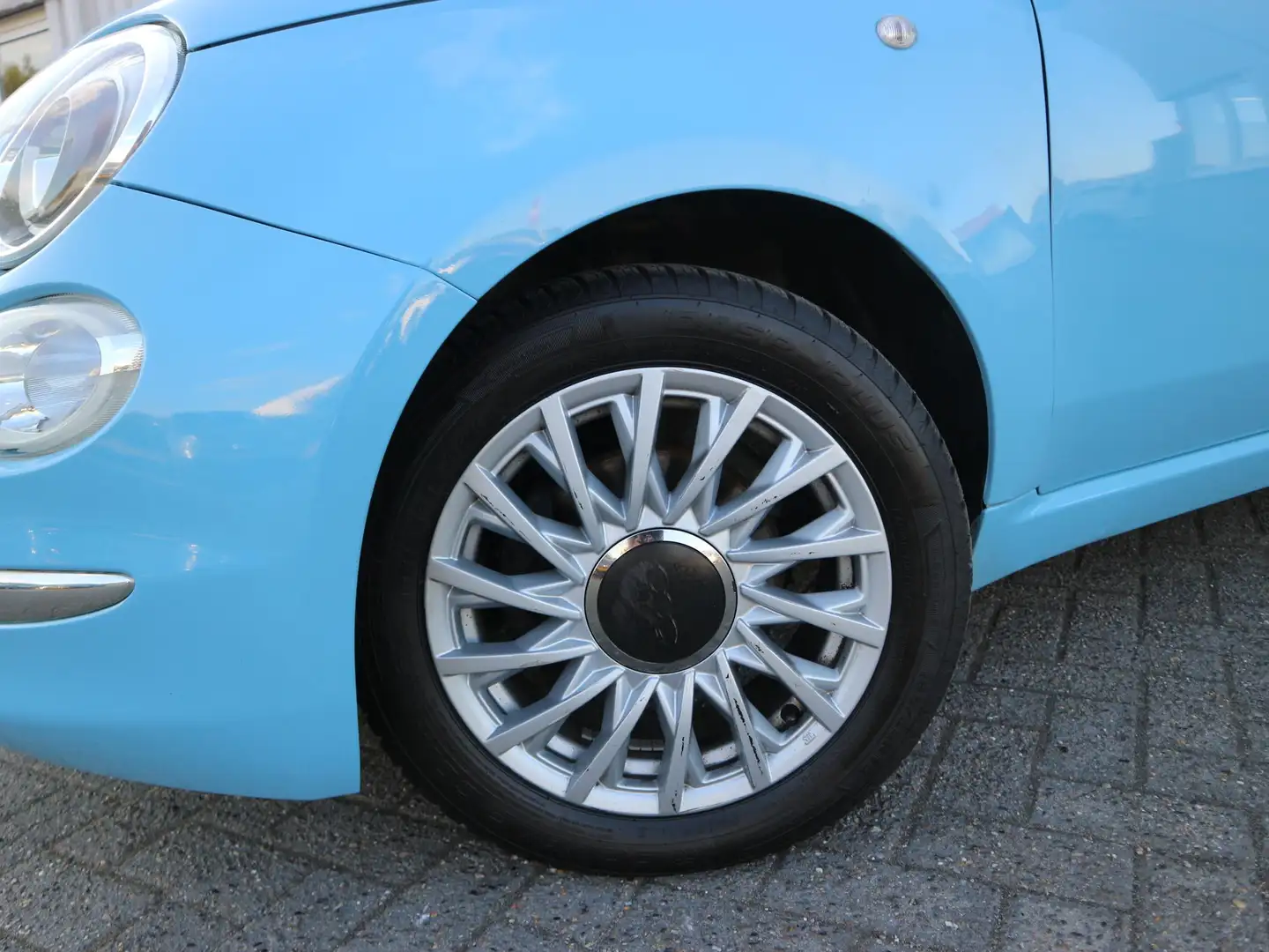 Fiat 500 1.2 Lounge Navigatie babyblauw Blauw - 2