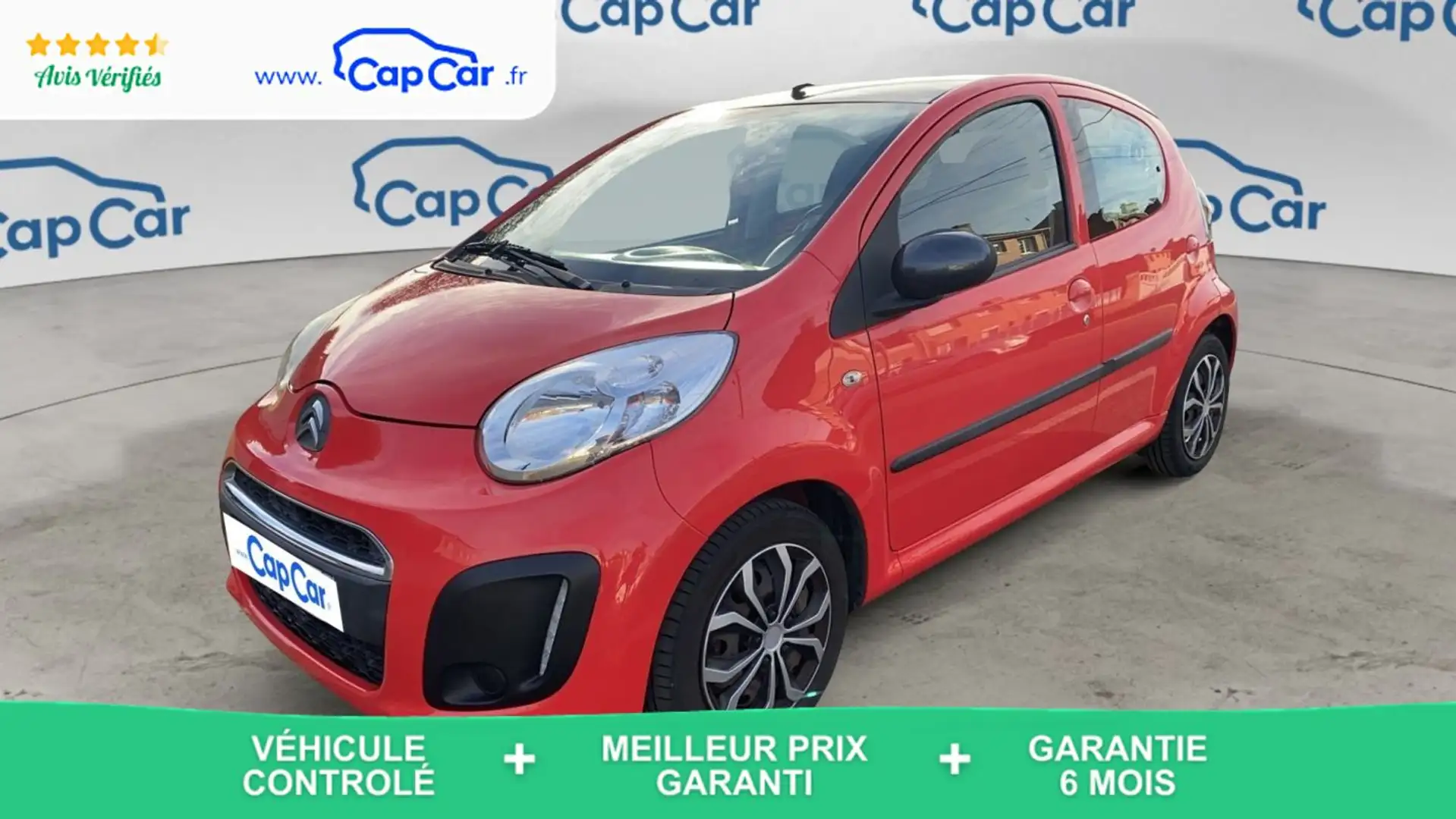 Citroen C1 1.0 i 68 Confort Rouge - 1