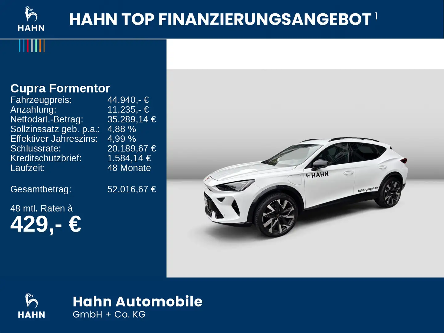 CUPRA Formentor VZ 1.5 e-HYBRID Matrix Leder PDC Sitzh Weiß - 2