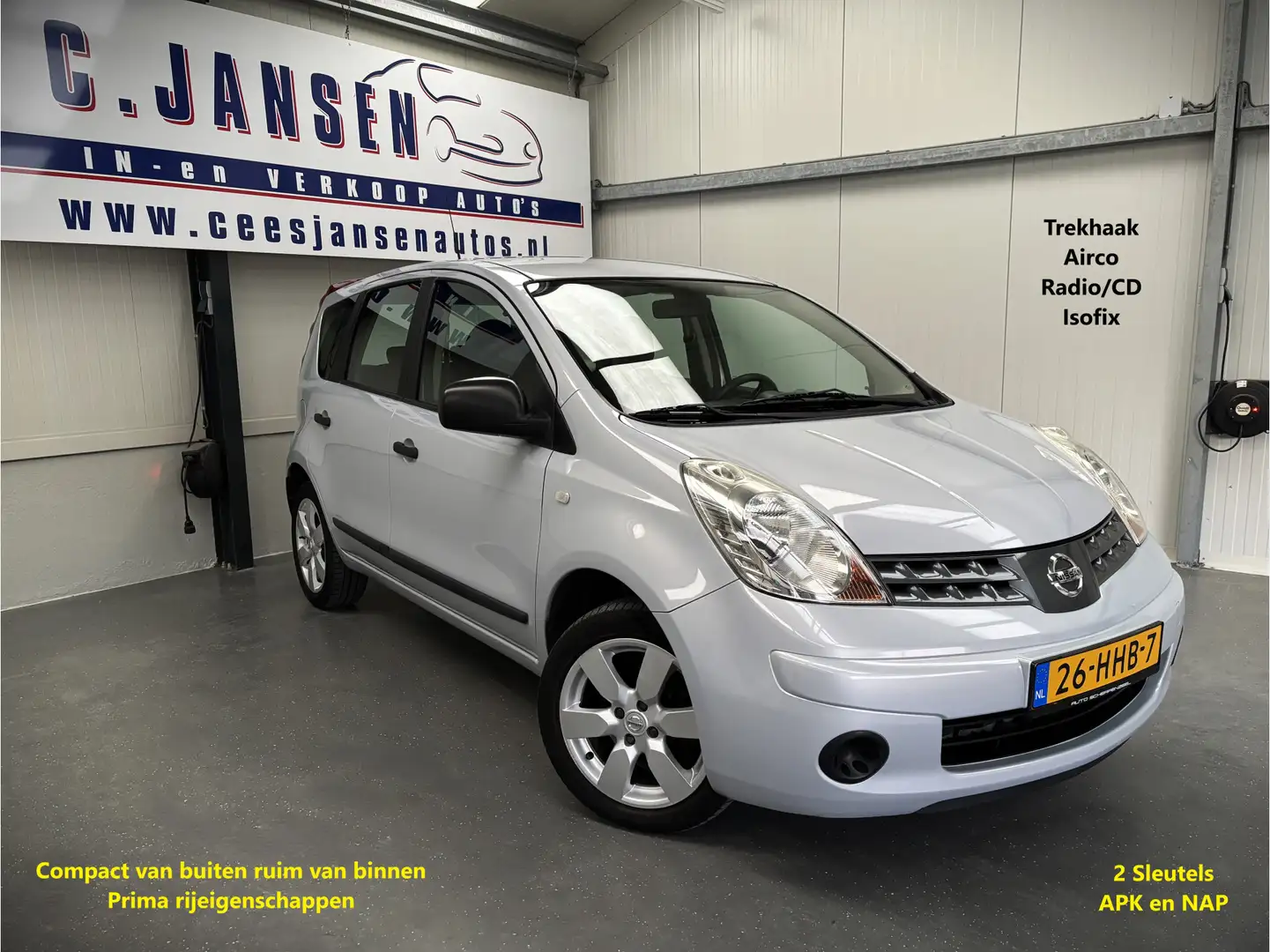 Nissan Note 1.4 Visia - Leuke auto! Grijs - 1