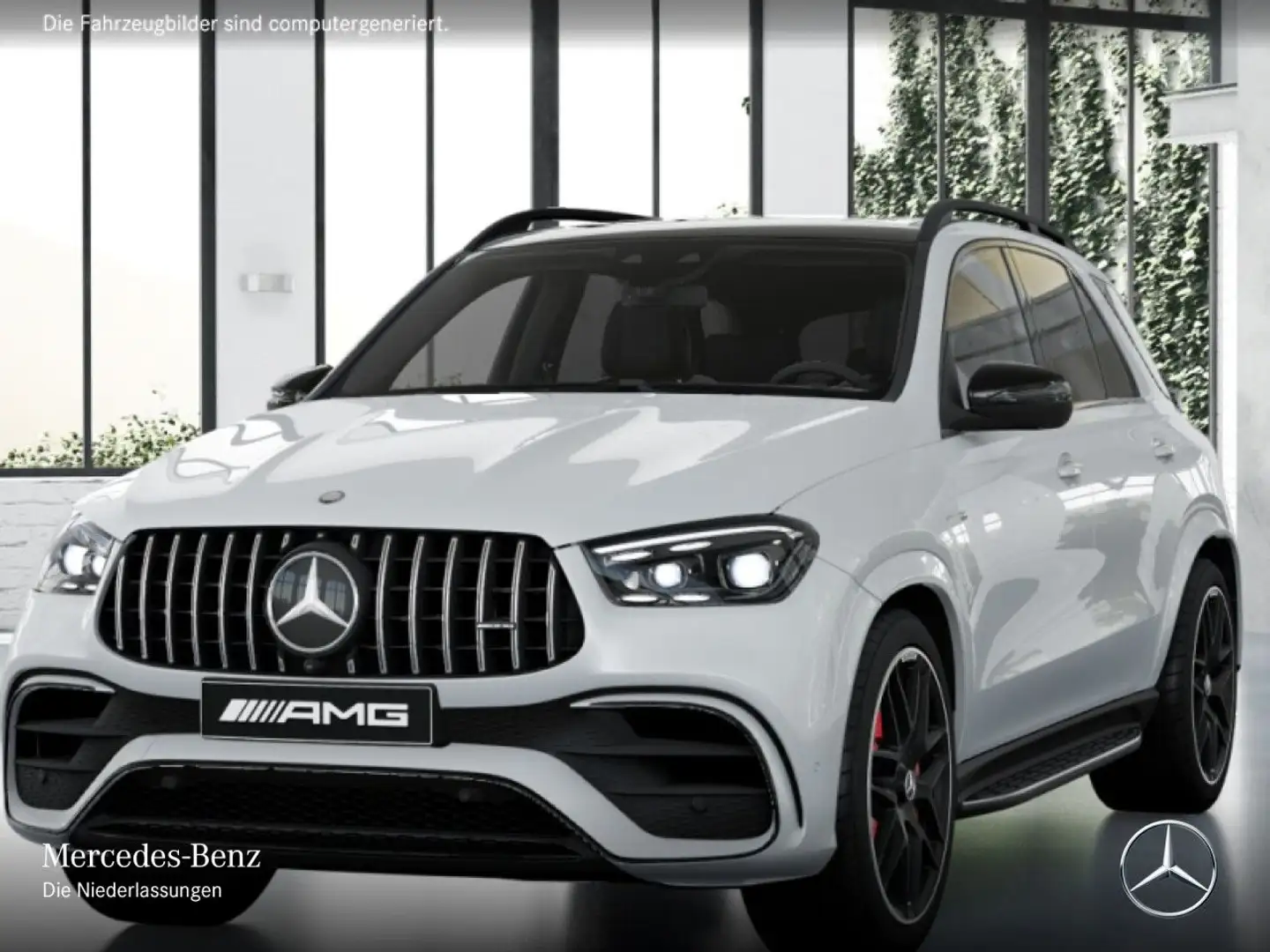 Mercedes-Benz GLE 63 AMG GLE 63 S 4M NIGHT+PANO+360+AHK+MULTIBEAM+HUD+SPUR Fehér - 2