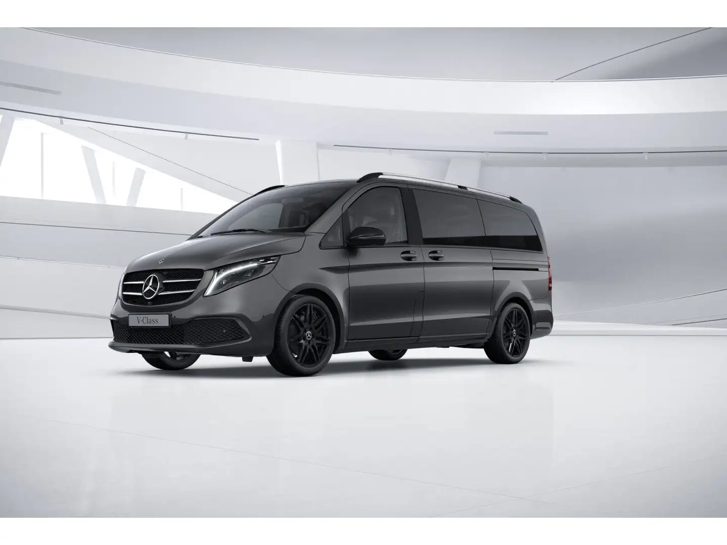 Mercedes-Benz V 300 d 4MATIC AVANTGARDE Lang AHK 2,5t 7 Sitze Grau - 2