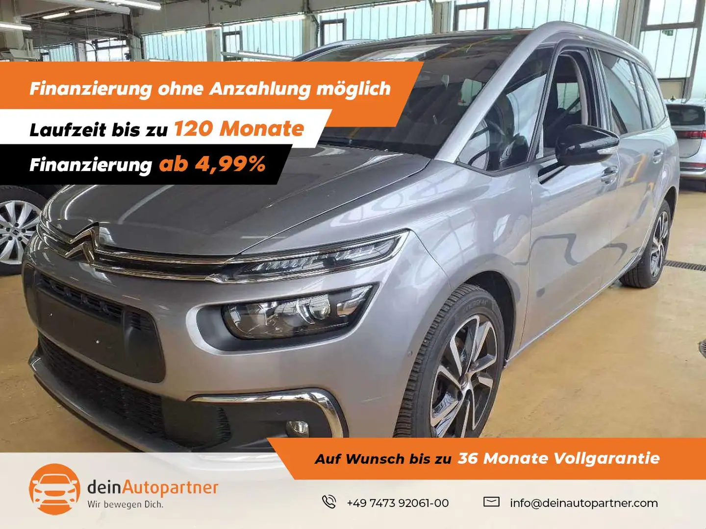 Citroen C4 SpaceTourer NAVI/BI-XENON/LEDER/PANO/VIRTUAL COCKPIT Grau - 1