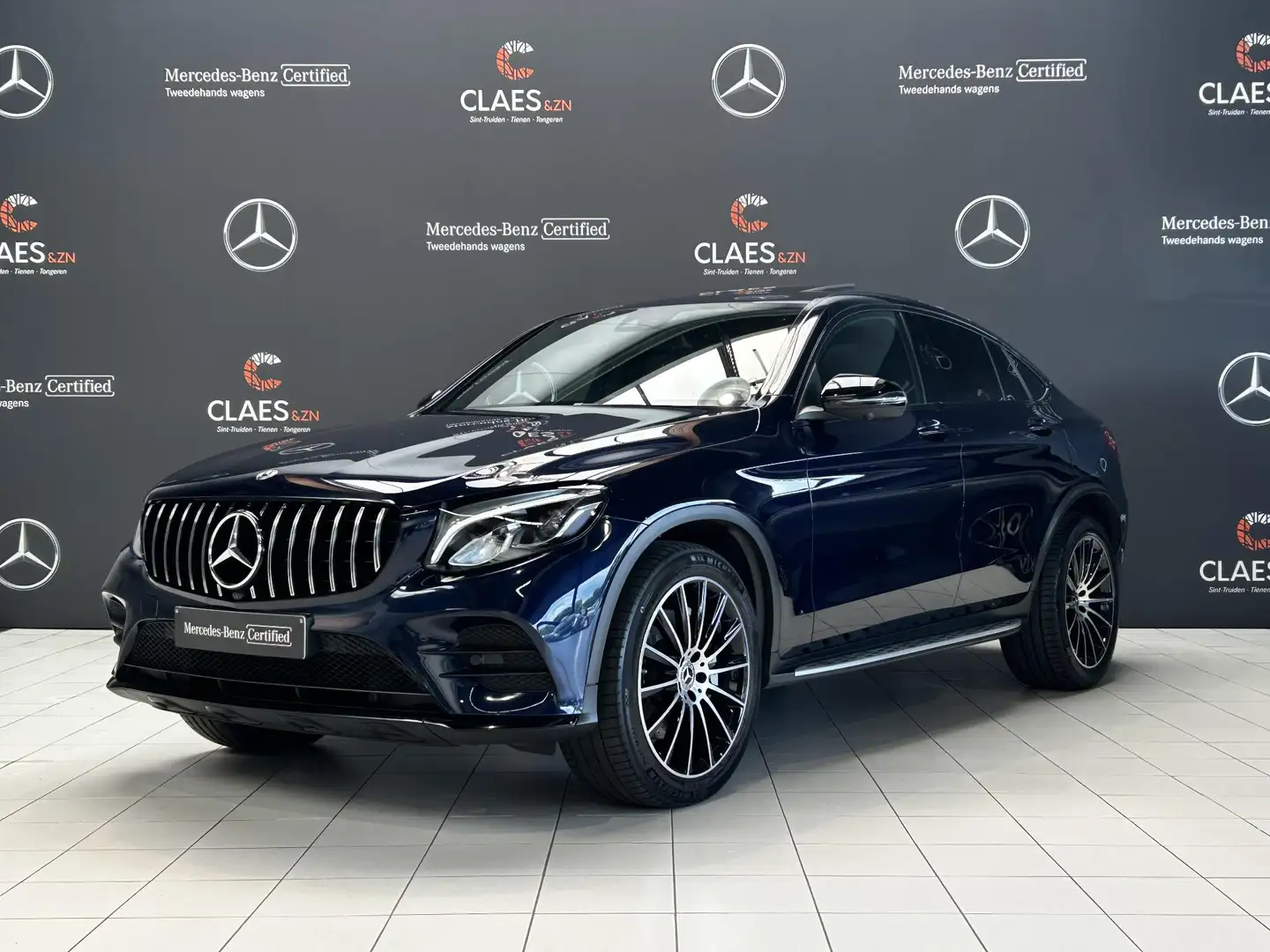 Mercedes-Benz GLC 250 250d Coupé 4MATIC AMG Line DOS 7514 Bleu - 1