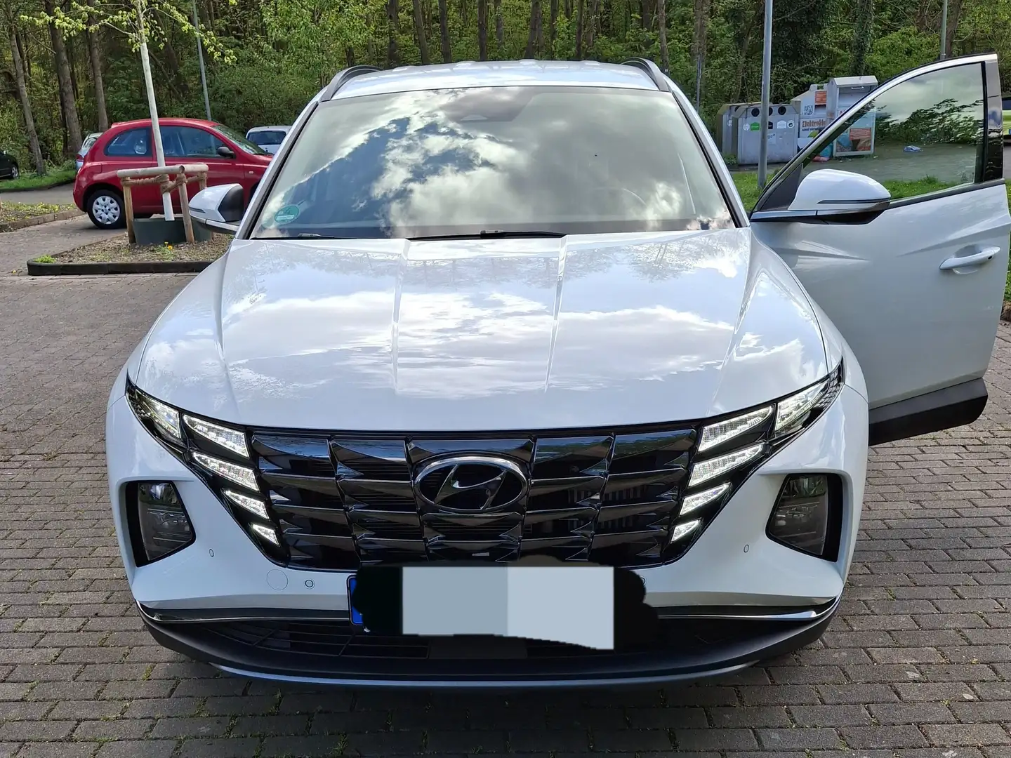 Hyundai TUCSON TUCSON 1.6 T-GDi 48V-Hybrid 2WD DCT Trend Blanc - 1