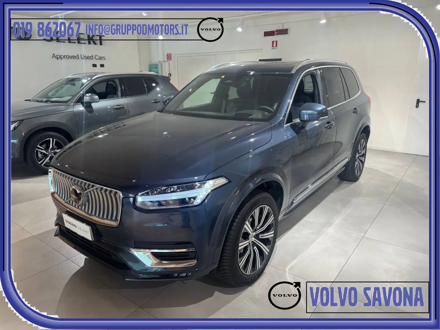 Volvo XC90 B5 AWD (D) Ultimate Bright 7pt-IVA DEDUCIBILE Blau - 1