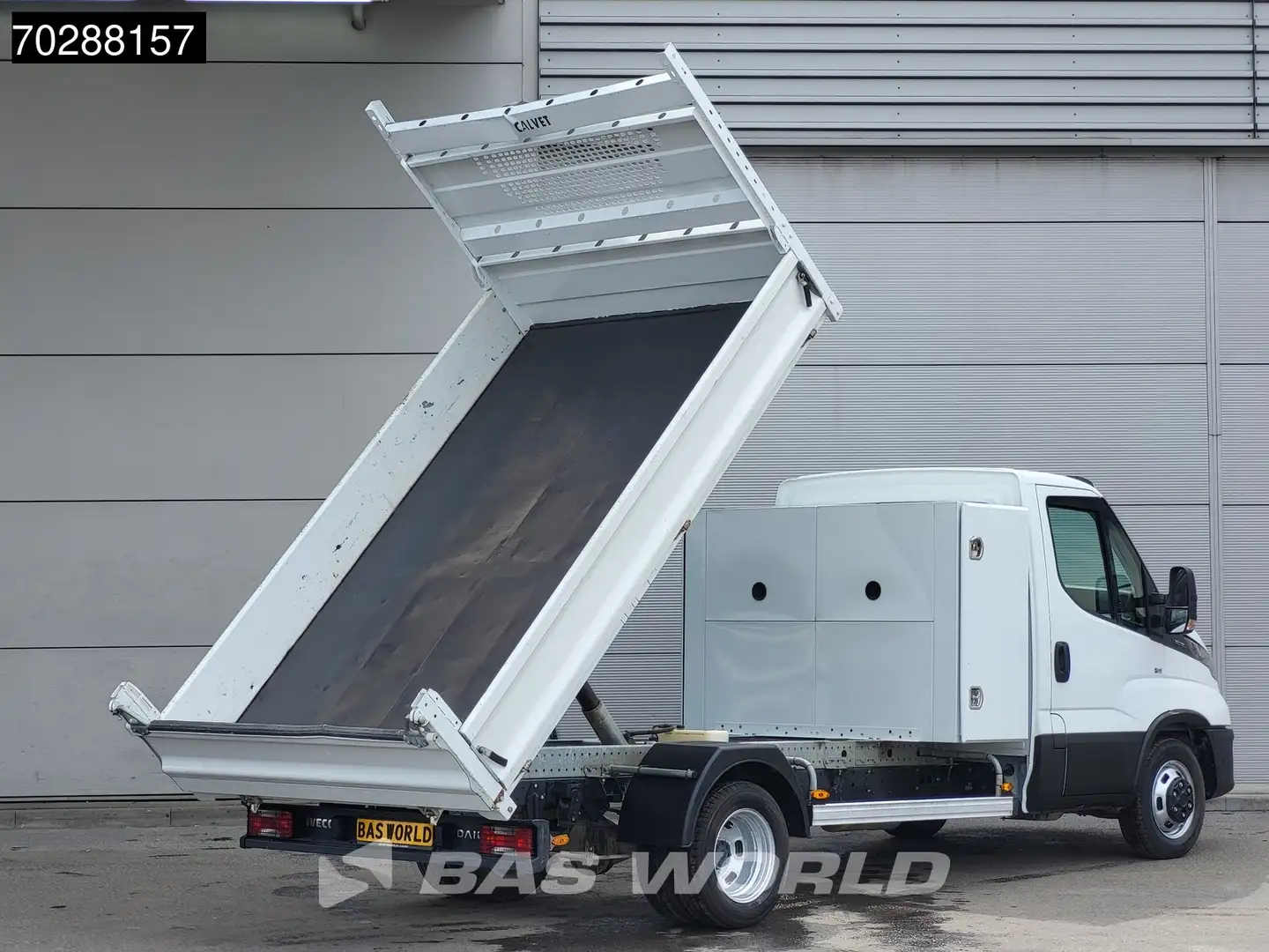 Iveco Daily 35C14 Kipper met Kist Dubbellucht 3,5t Trekhaak Ai Wit - 2