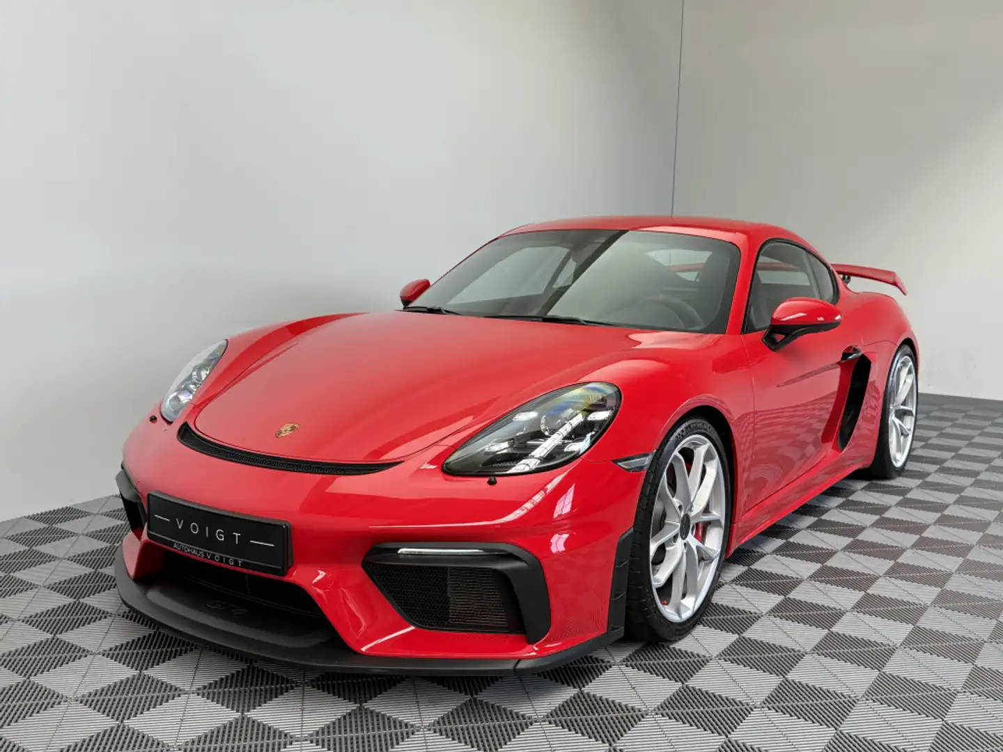 Porsche Cayman GT4|1.Hand|Approved|PDLS+|18-Wege|Carbon| Rot - 2