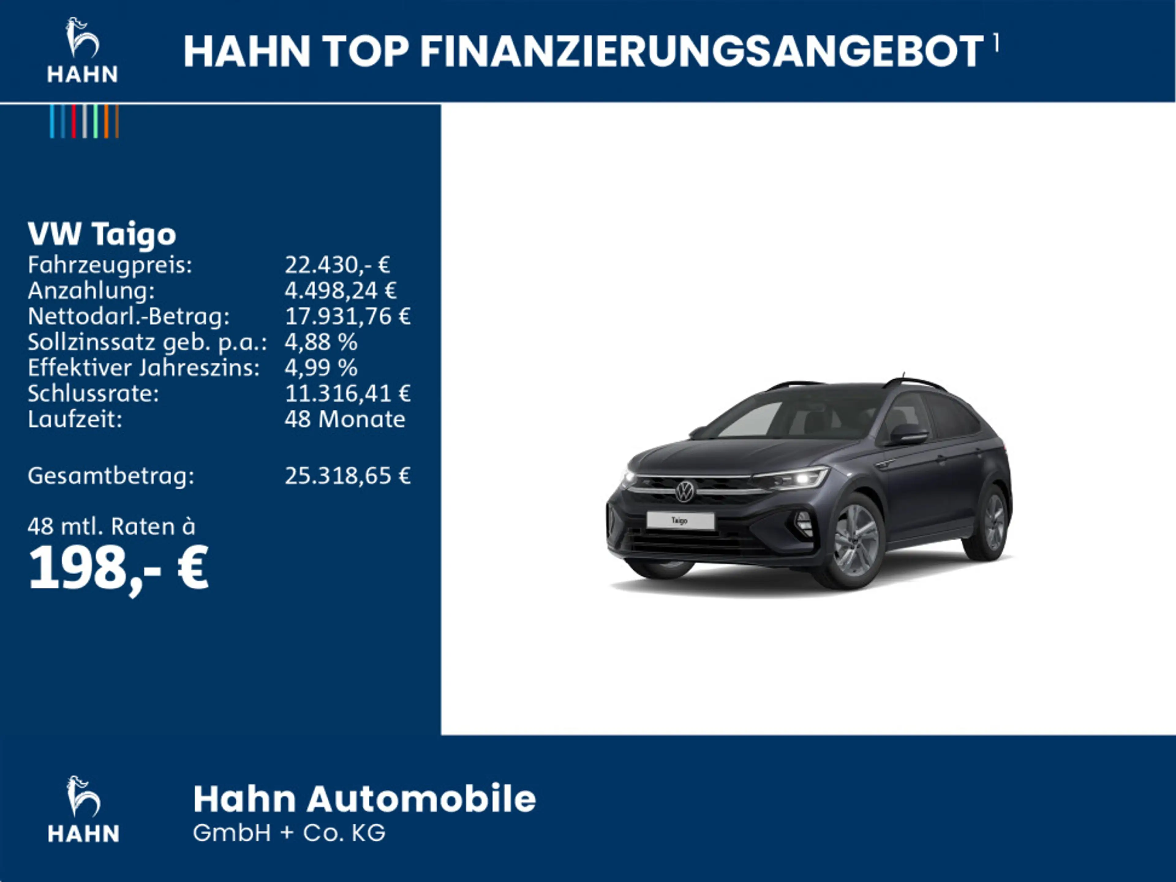 Volkswagen Taigo 1.5TSI DSG R-Line AHK Matrix Navi Cam SHZ — photo 2