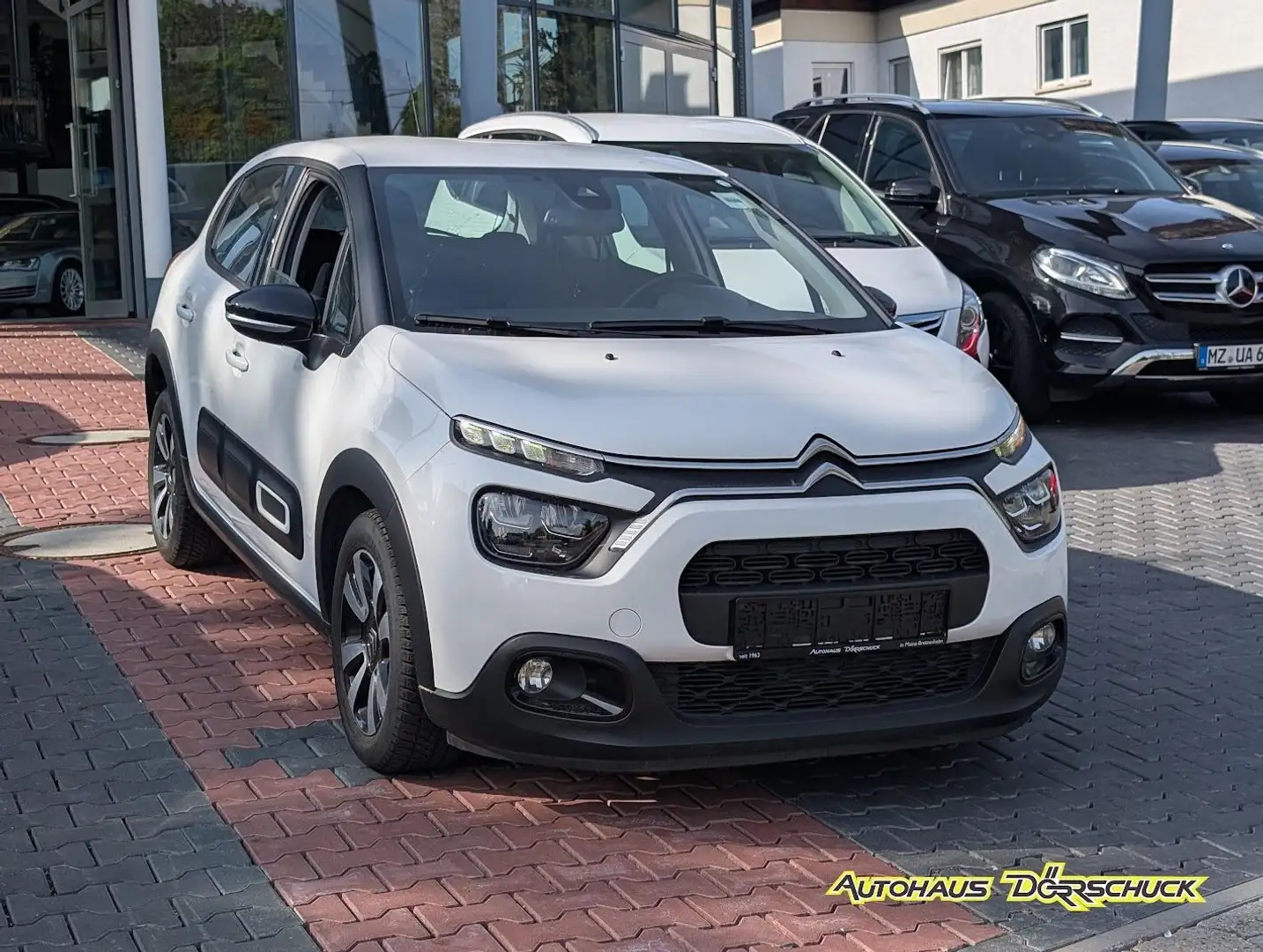 Citroen C3 Shine Automatik CarPlay Finanzierung ab 99€ Blanc - 2
