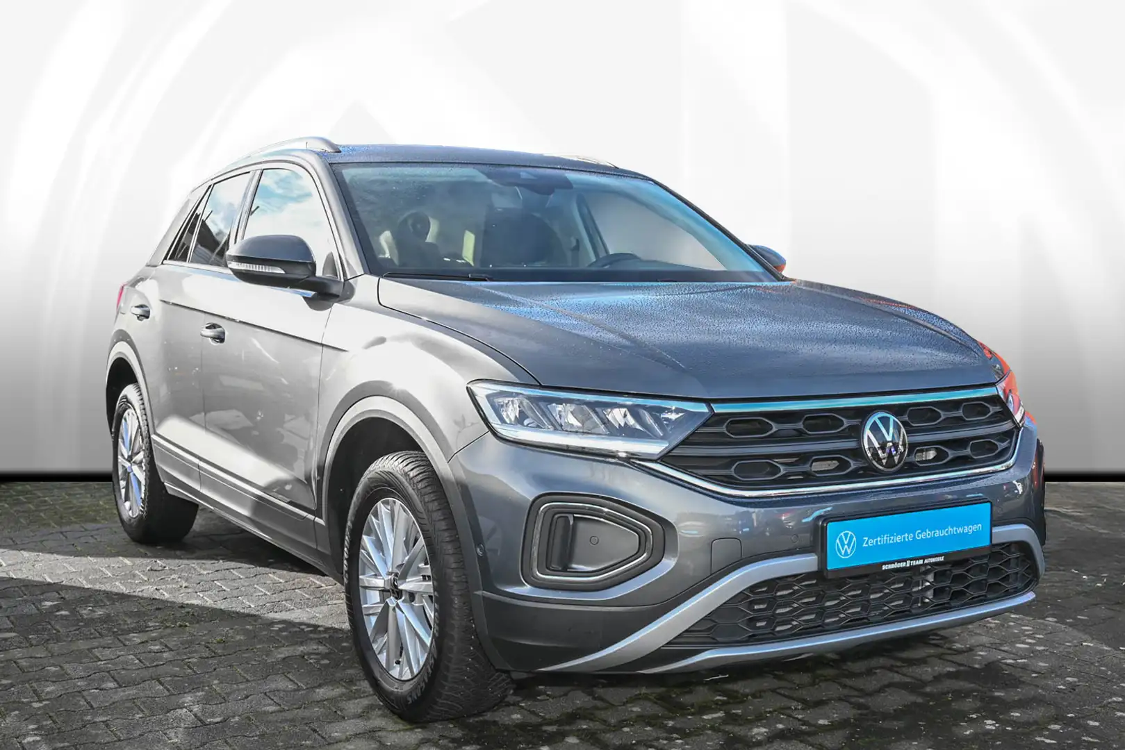Volkswagen T-Roc 1.0 TSI Life LED*Navi+AppConnect*PDC Gris - 2