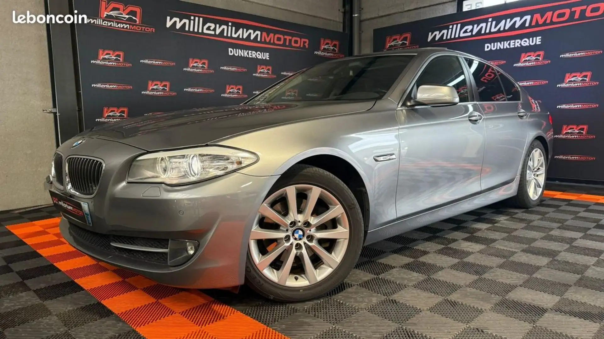 BMW 545 serie 20d luxe 163 cv garantie 6 mois Gris - 1
