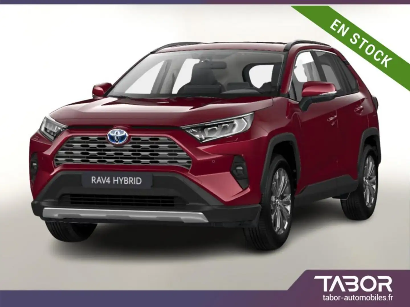 Toyota RAV 4 2.5 Hybrid 218 ECVT TeamD GPS Radar Rouge - 1