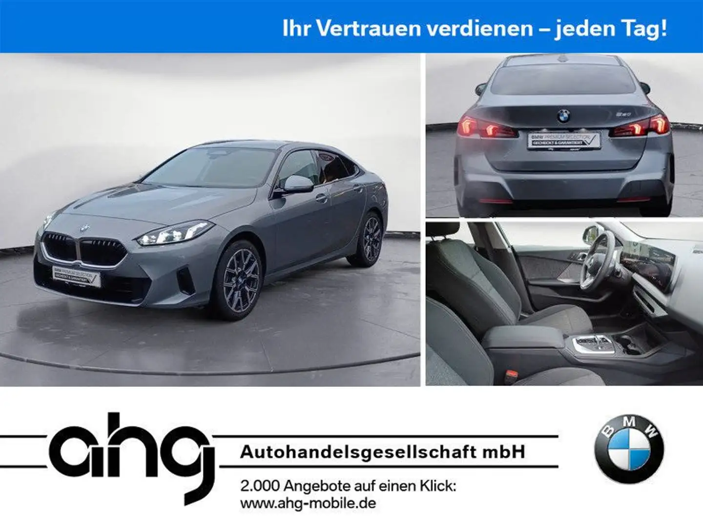 BMW Sonstige 220 Gran Coupe *Komfortzugang*AHK*PDC*LED*DAB*Na Grau - 1