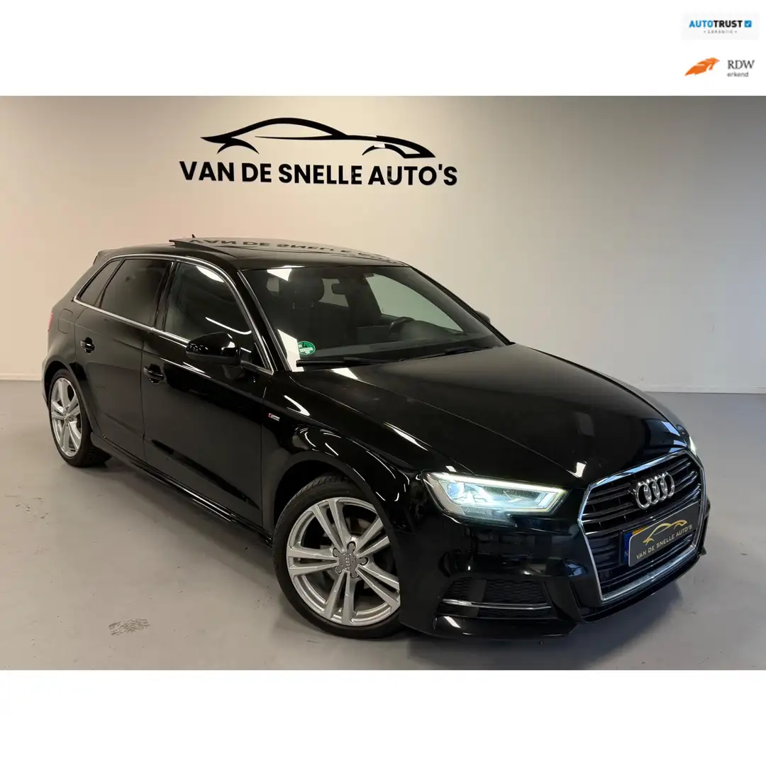 Audi A3 Sportback 1.4 TFSI CoD Sport S Line Edition DSG/B& Zwart - 1