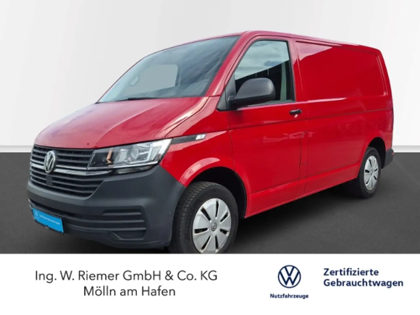 Volkswagen T6.1 Kasten 2.0 TDI EcoProfi L1H1 AHK Klima PDC 3 Rot - 1