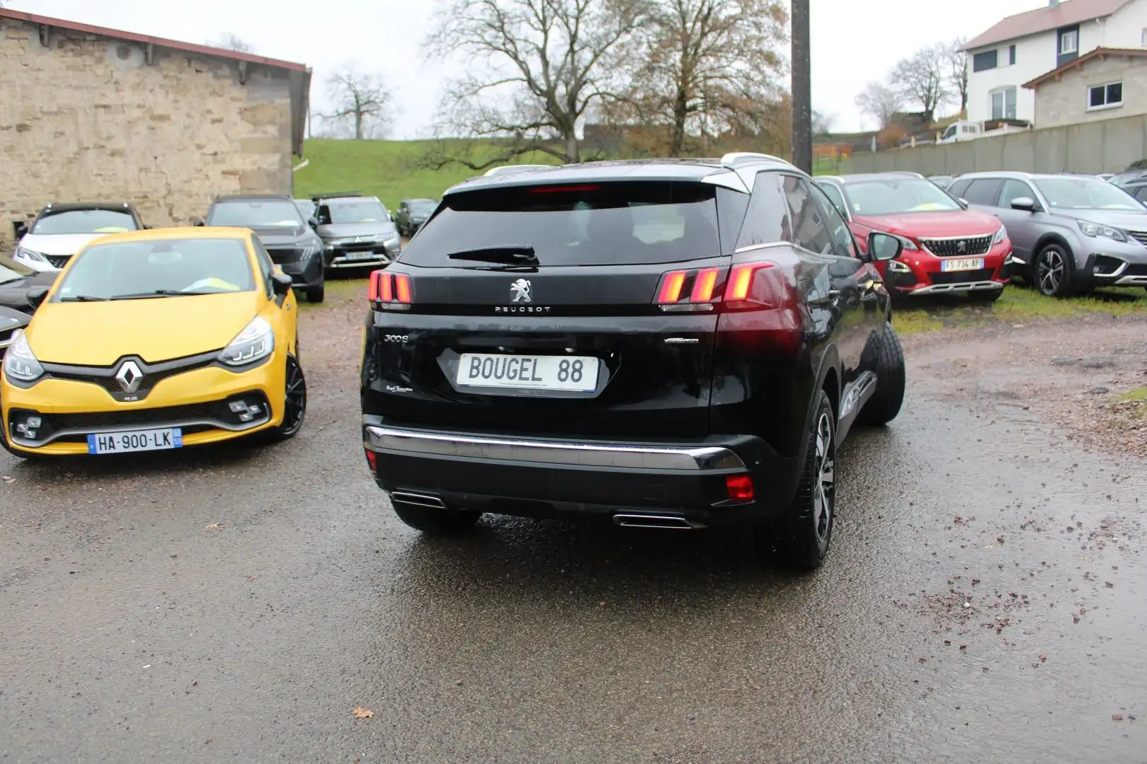 Peugeot 3008 2L BLUE HDI 150 CV GT-LINE GPS 3D CAMÉRA 360° TOIT PANO JA 18 PK HIVER ATTELAGE Noir - 2