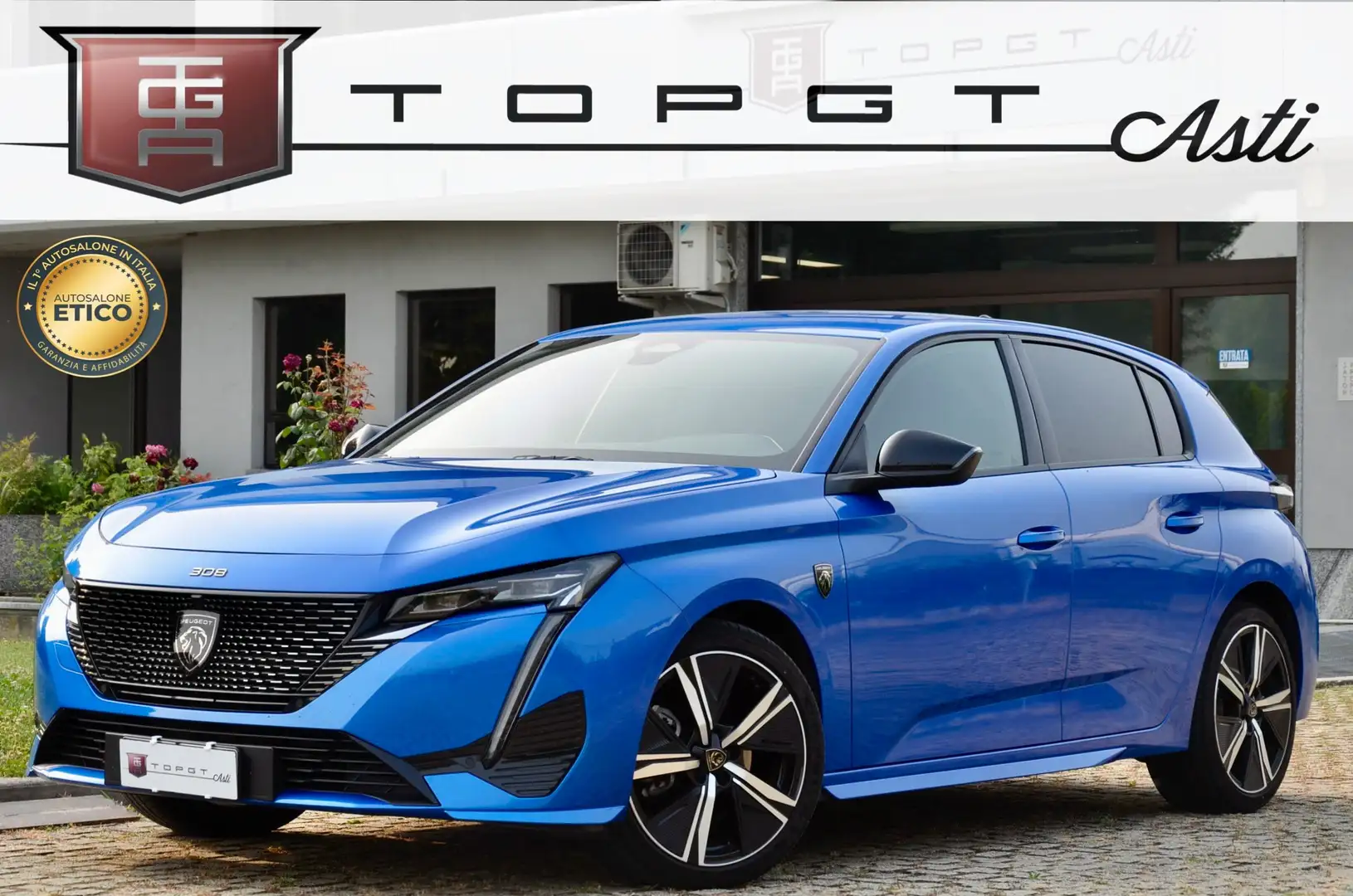 Peugeot 308 1.5 bluehdi GT 131cv eat8 PREZZO REALE, PERMUTE Blu/Azzurro - 1