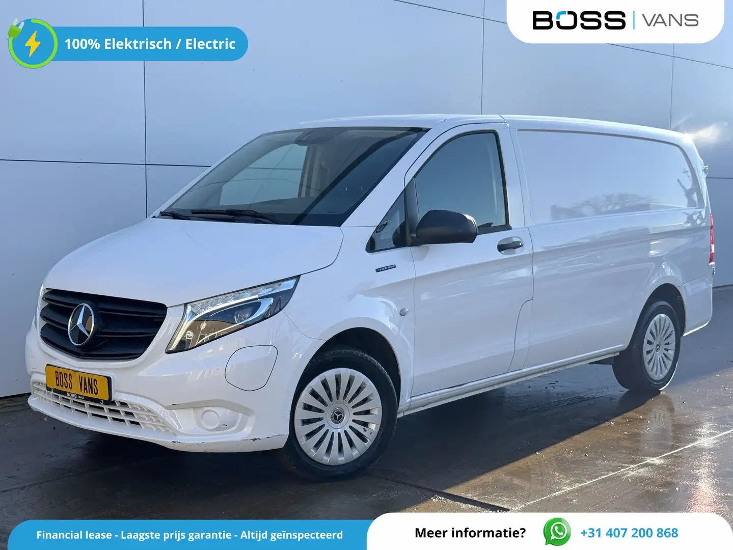 Mercedes-Benz Vito eVito 112 66kWh 280km WLTP 94.7% (SOH) 80kW Snella Blanc - 1