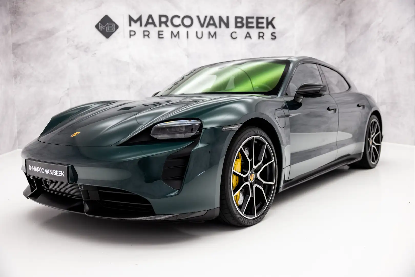 Porsche Taycan Sport Turismo Turbo S 93 kWh | Burmester | PTS kle Zielony - 1
