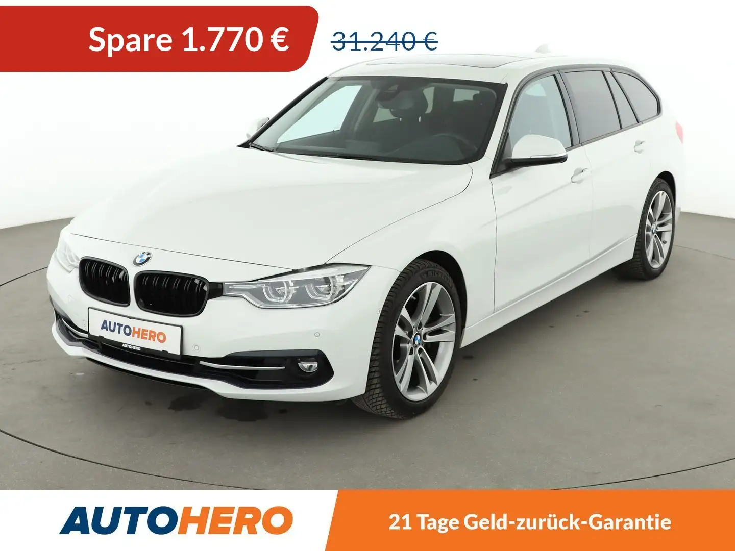 BMW 340 340i Sport Line Aut.*NAVI*LED*TEMPO*PANO*PDC* Wit - 1