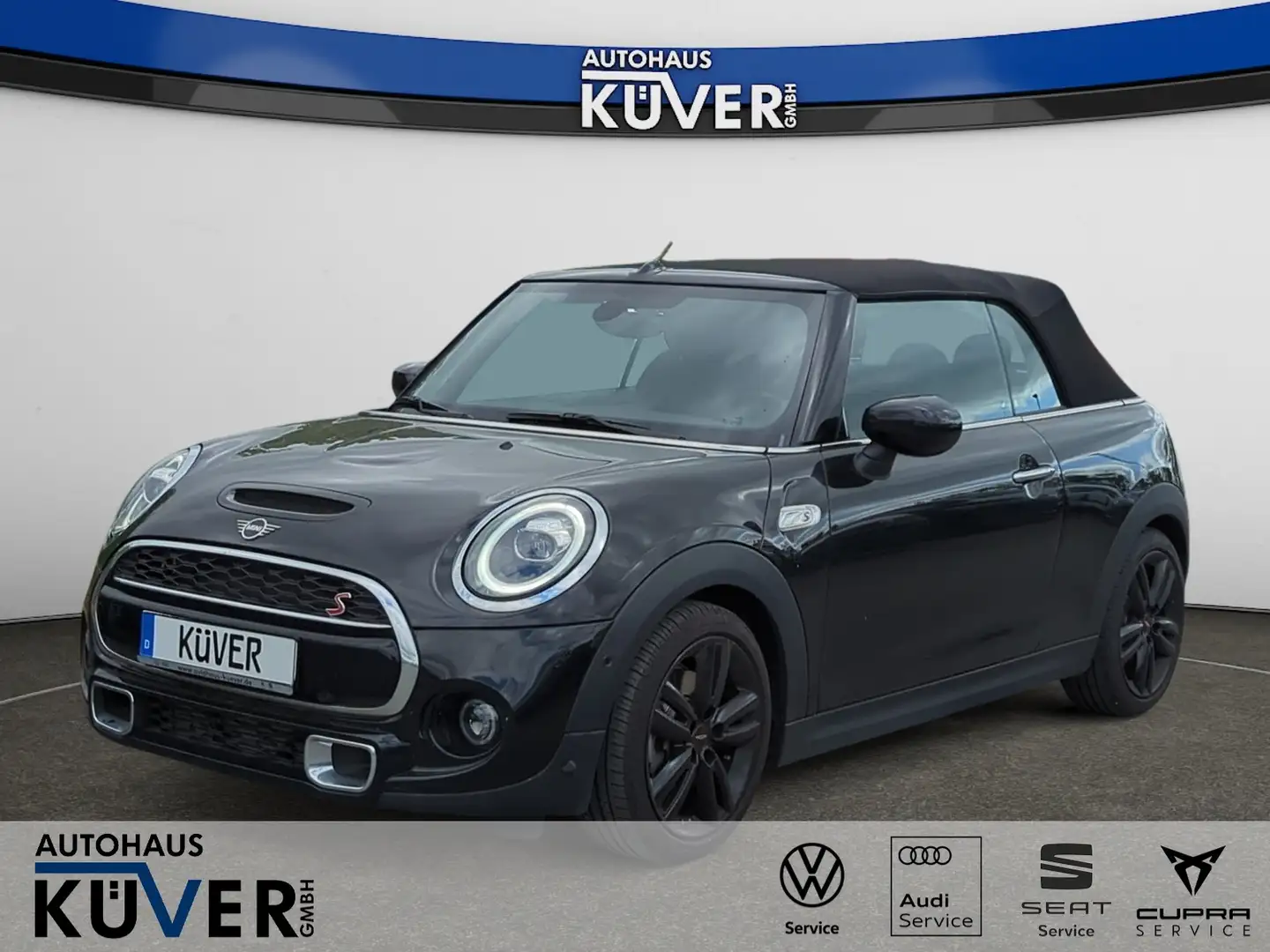 MINI Cooper S Cabrio 2,0 Navi+LED+GRA+Shzg.+Einparkh. Schwarz - 1