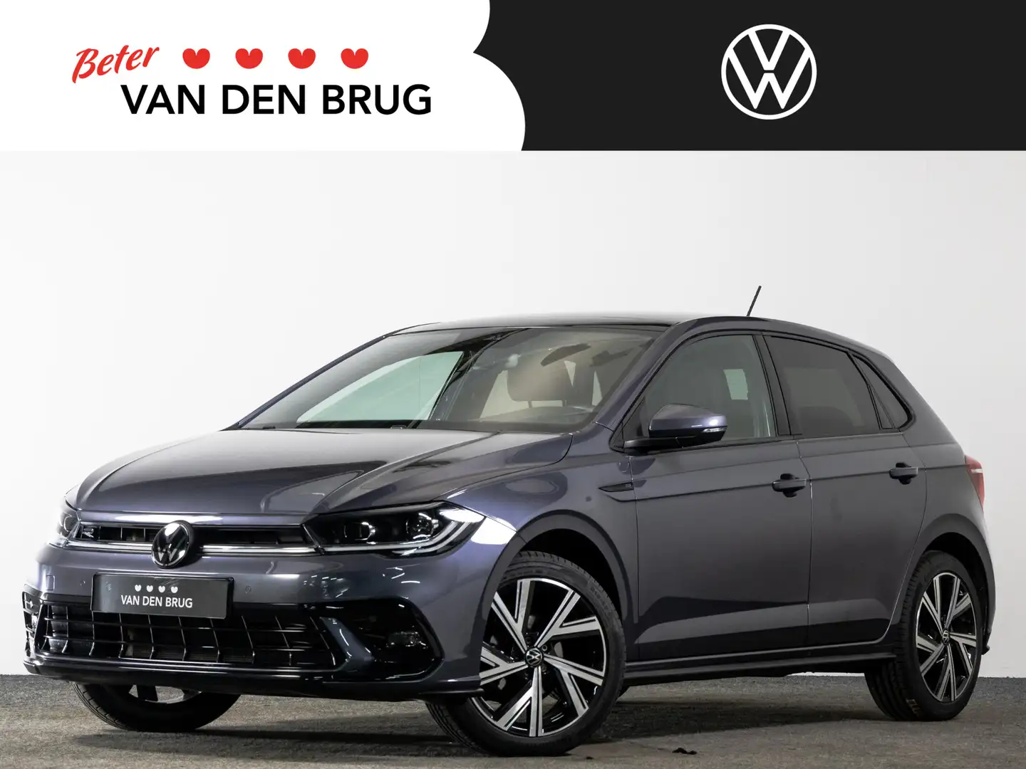 Volkswagen Polo R-Line 1.0 TSI AUTOMAAT | Panoramadak | Navigatie Grijs - 1