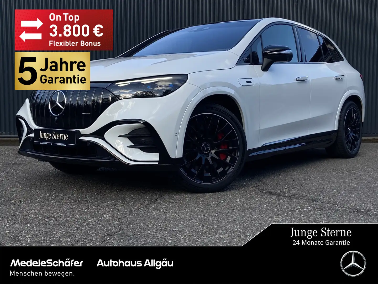 Mercedes-Benz EQE SUV EQE SUV 43 4M Permium+ 21" NAPPA 22kW HuD NP138 Blanc - 1