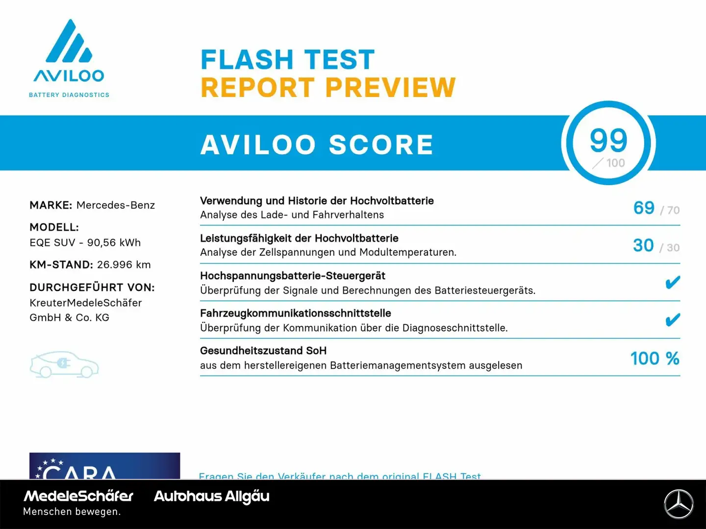 Mercedes-Benz EQE SUV EQE SUV 43 4M Permium+ 21" NAPPA 22kW HuD NP138 Blanc - 2