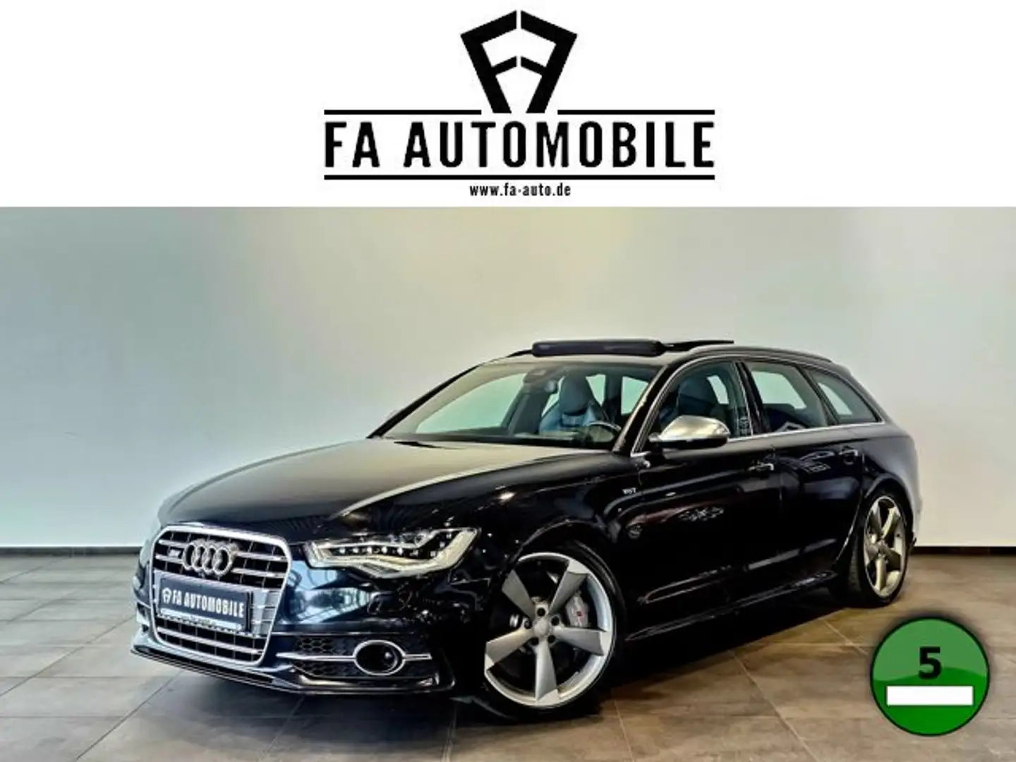 Audi S6 Nachtsicht Keramik Pano B&O HuD Luft.Rotor 20 Чорний - 1