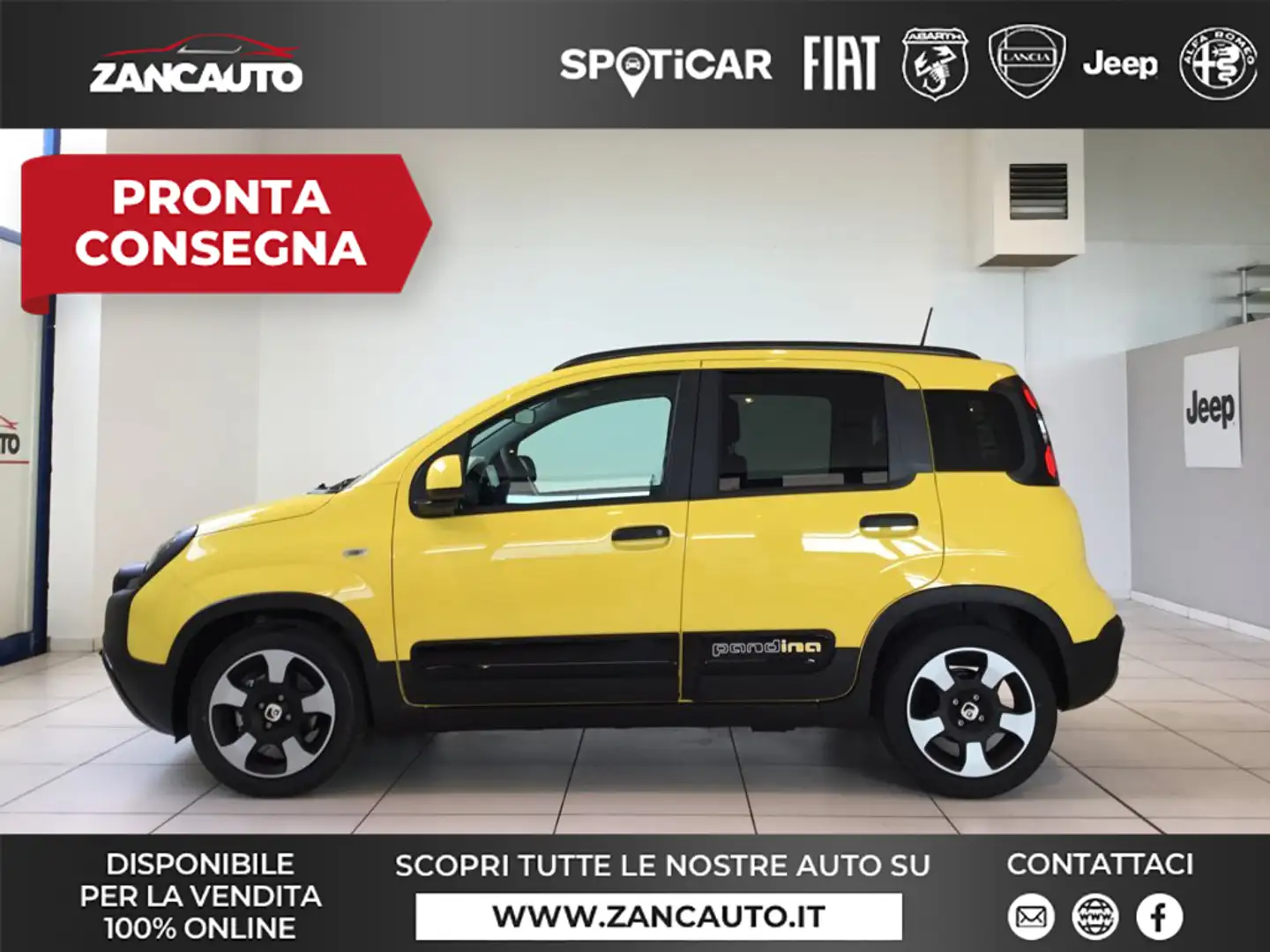 Fiat Panda S9 1.0  Hybrid Pandina - PROMO MESE + TARGA Geel - 1
