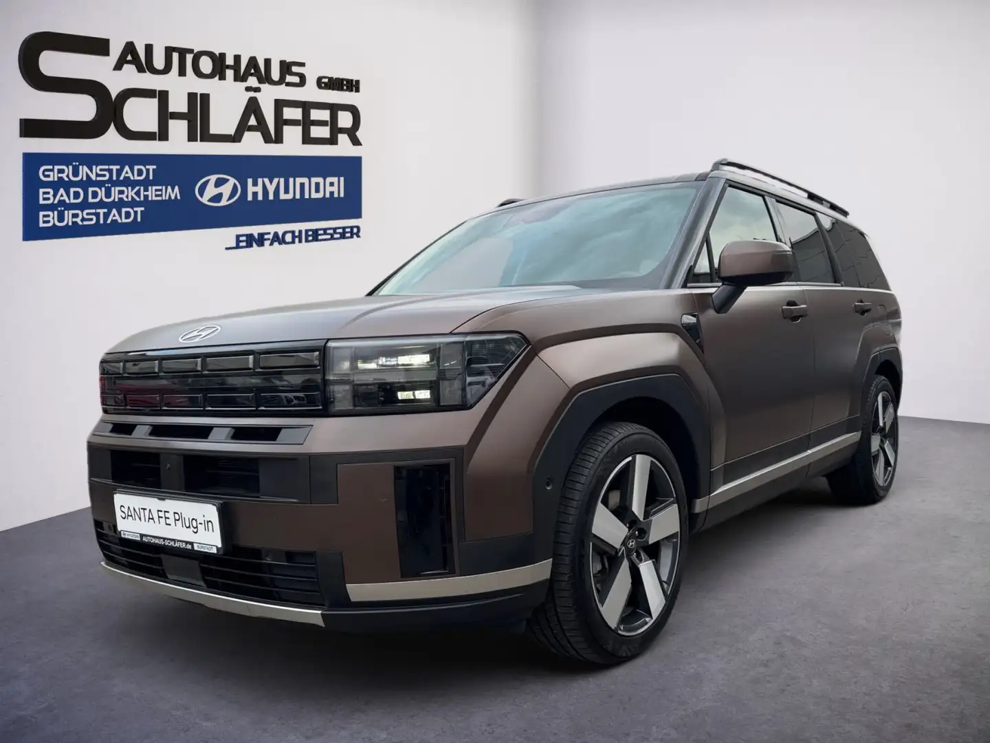 Hyundai SANTA FE 1.6T-GDI Signature Plug-In H. 4WD Brun - 1