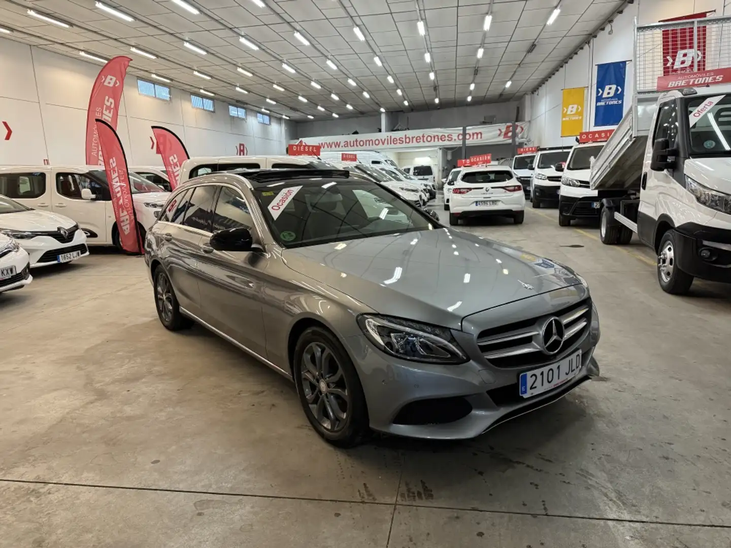 Mercedes-Benz C 220 Estate 220BlueTec 7G Plus Argent - 1