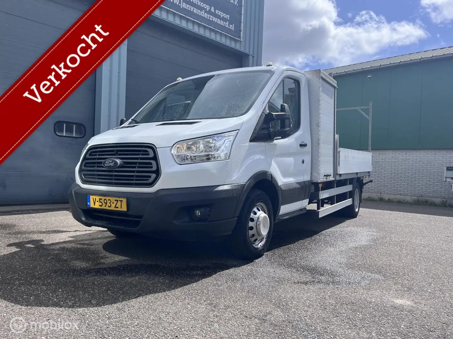 Ford Transit open laadbak 350 2.0 TDCI L4H1 Pick up Wit - 2