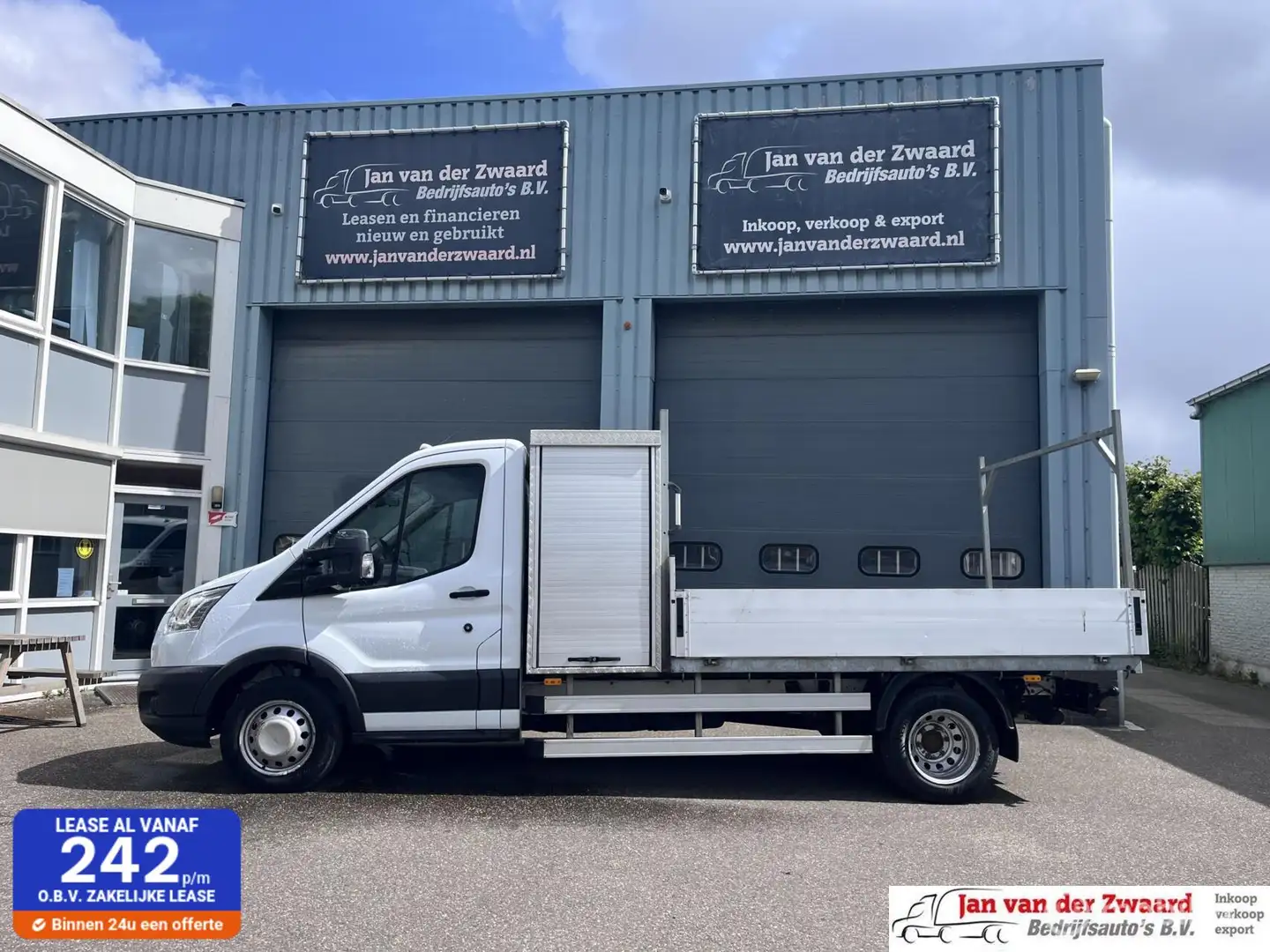Ford Transit open laadbak 350 2.0 TDCI L4H1 Pick up Blanc - 1