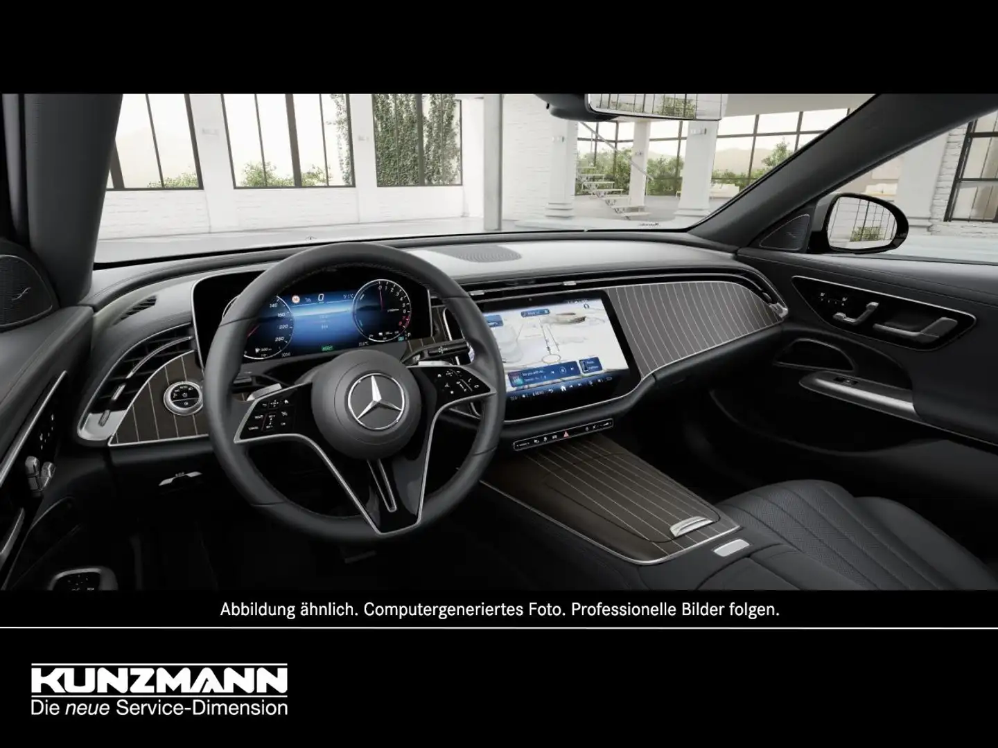 Mercedes-Benz E 300 e Exclusive MBUX Navi Panorama Memory AHK Grau - 2