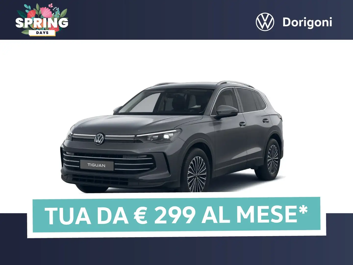 Volkswagen Tiguan 1.5 etsi elegance 150cv dsg Gris - 1