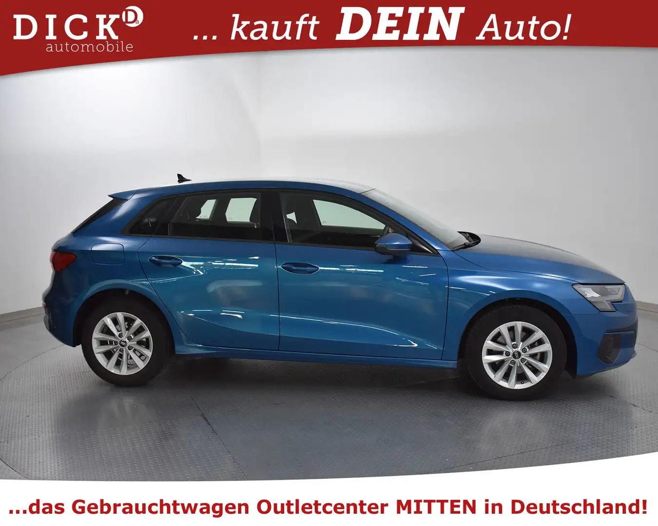 Audi A3 SB 30 TFSI S-Tr VIRTU+NAVI+LED+KAMER+TEMP+DAB Blau - 2