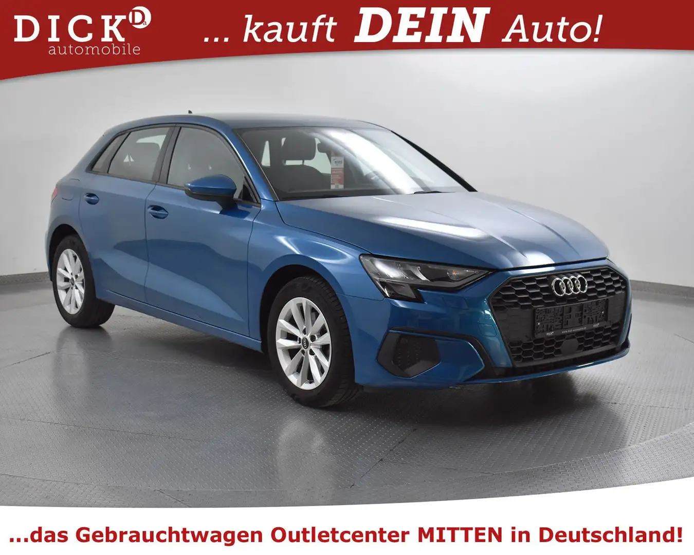 Audi A3 SB 30 TFSI S-Tr VIRTU+NAVI+LED+KAMER+TEMP+DAB Blau - 1