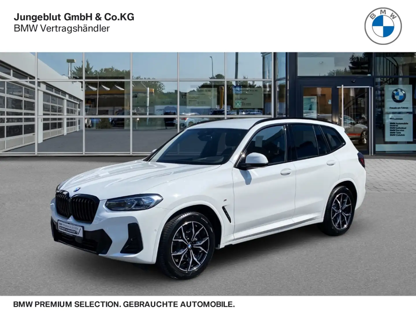 BMW X3 xDrive20d M Sport AHK/Laserlicht/HeadUp/LiveCockpi Blanc - 1