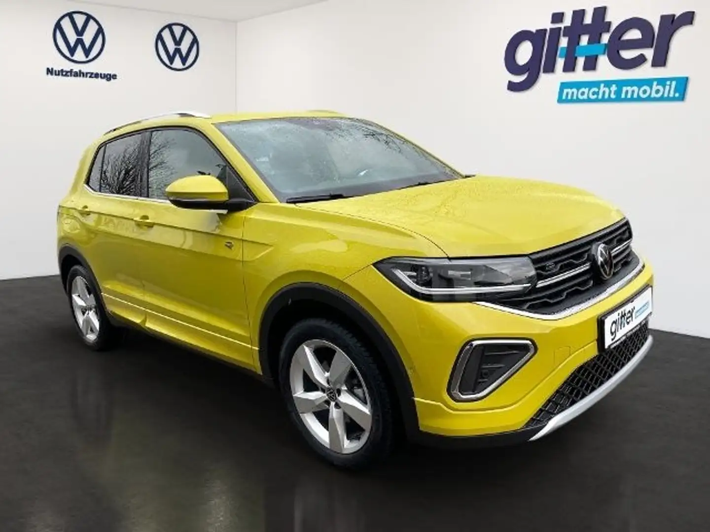 Volkswagen T-Cross 1.5 TSI 110 kW R-Line BEATS RFK AHZV Sportpaket AH Gelb - 2